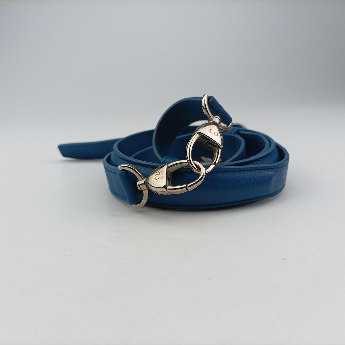 Pre-owned Christian Dior Granville Blue lambskin  shoulderbag | stylenewstar