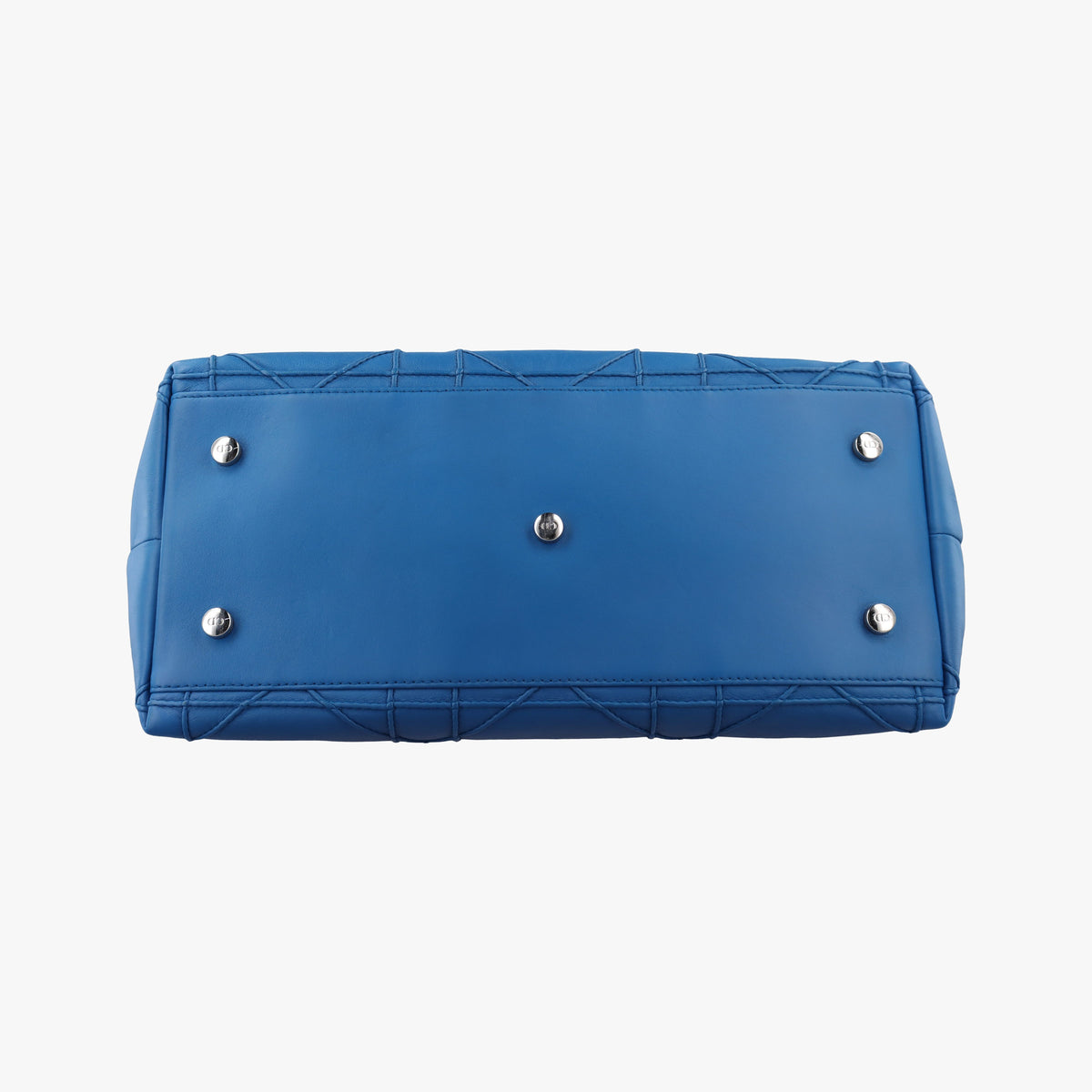 Pre-owned Christian Dior Granville Blue lambskin  shoulderbag | stylenewstar