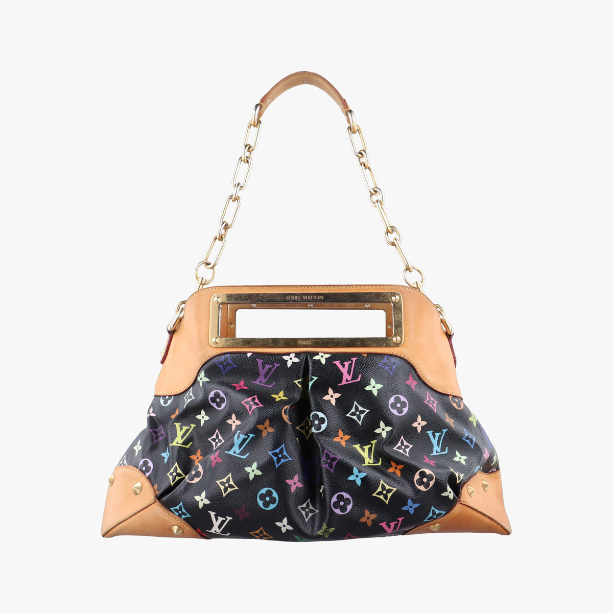 Vintage Louis Vuitton JUDY GM Noir Monogram Multicolor M40254 shoulderbag | stylenewstar
