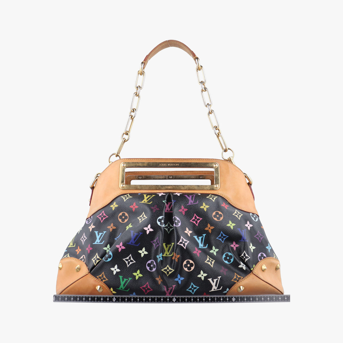 Vintage Louis Vuitton JUDY GM Noir Monogram Multicolor M40254 shoulderbag | stylenewstar