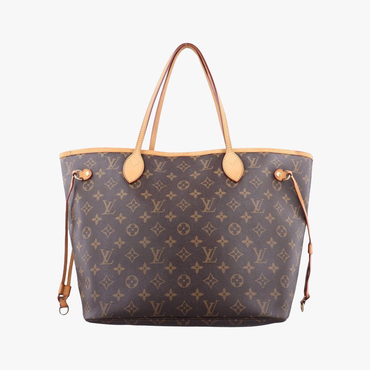 Pre-owned Louis Vuitton NEVERFULLMM Brown Monogram Canvas M40156 handbag | stylenewstar