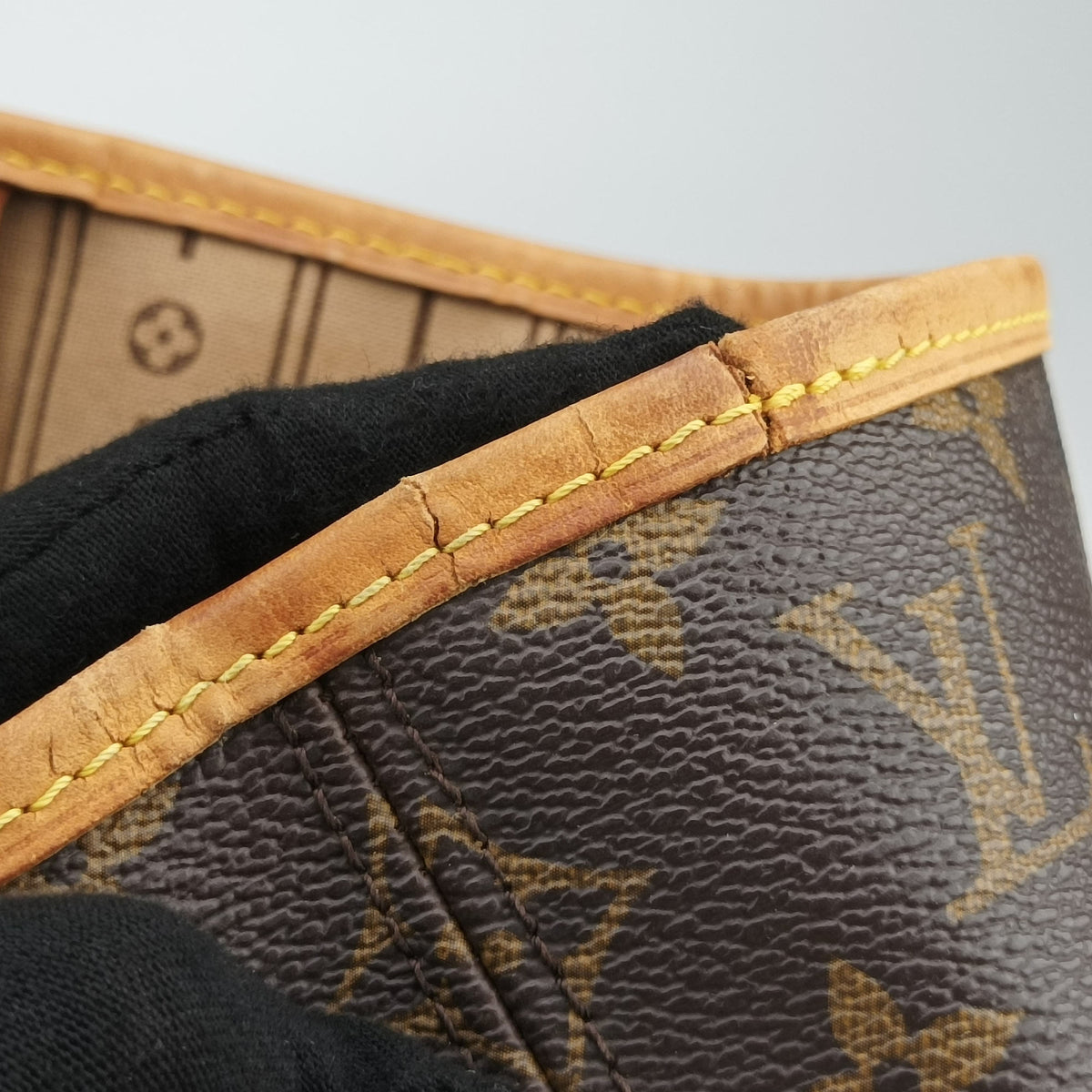 Pre-owned Louis Vuitton NEVERFULLMM Brown Monogram Canvas M40156 handbag | stylenewstar