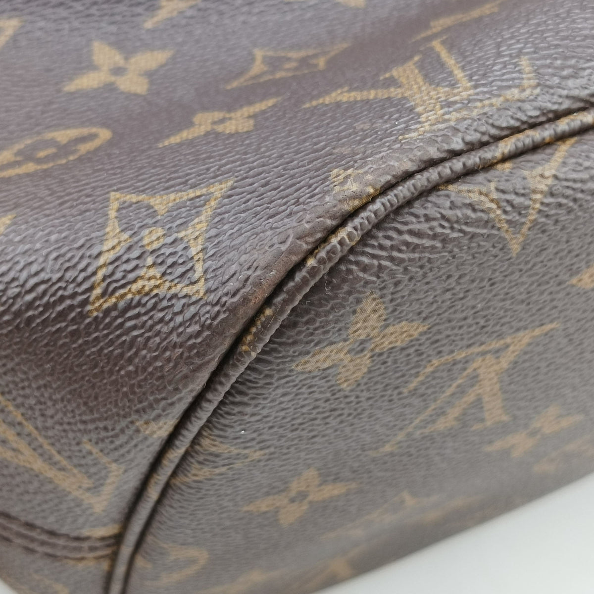 Pre-owned Louis Vuitton NEVERFULLMM Brown Monogram Canvas M40156 handbag | stylenewstar
