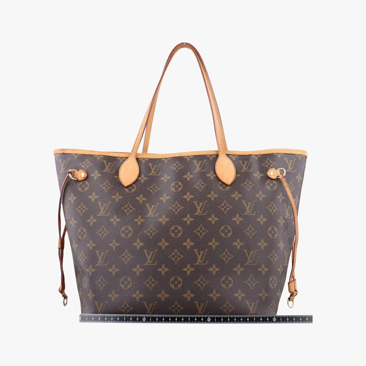 Pre-owned Louis Vuitton NEVERFULLMM Brown Monogram Canvas M40156 handbag | stylenewstar