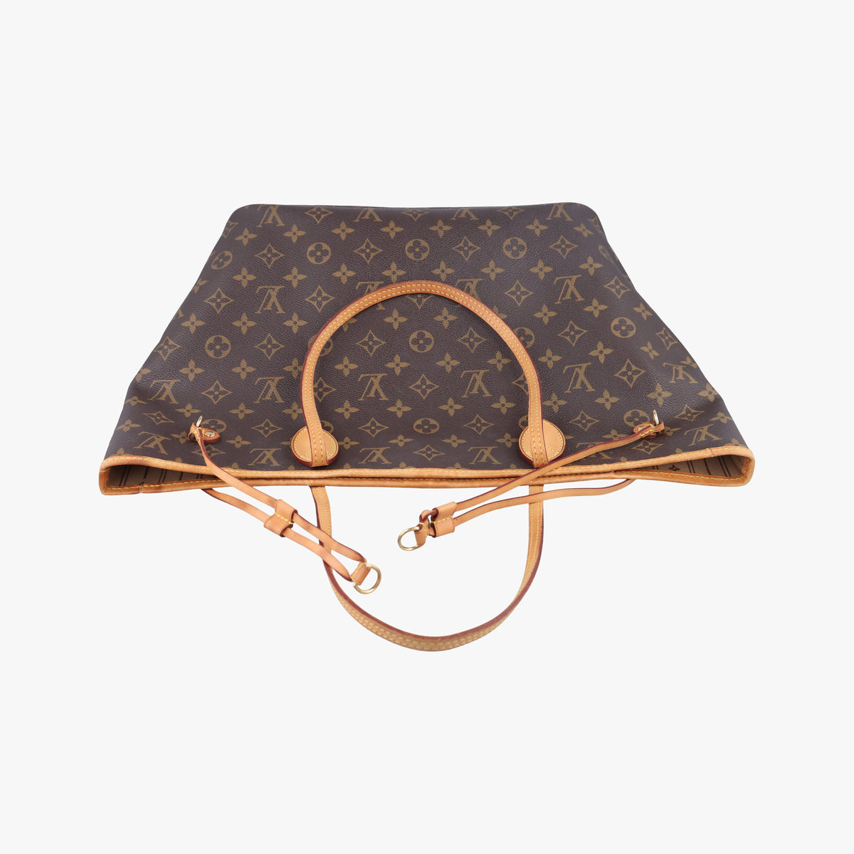 Pre-owned Louis Vuitton NEVERFULLMM Brown Monogram Canvas M40156 handbag | stylenewstar