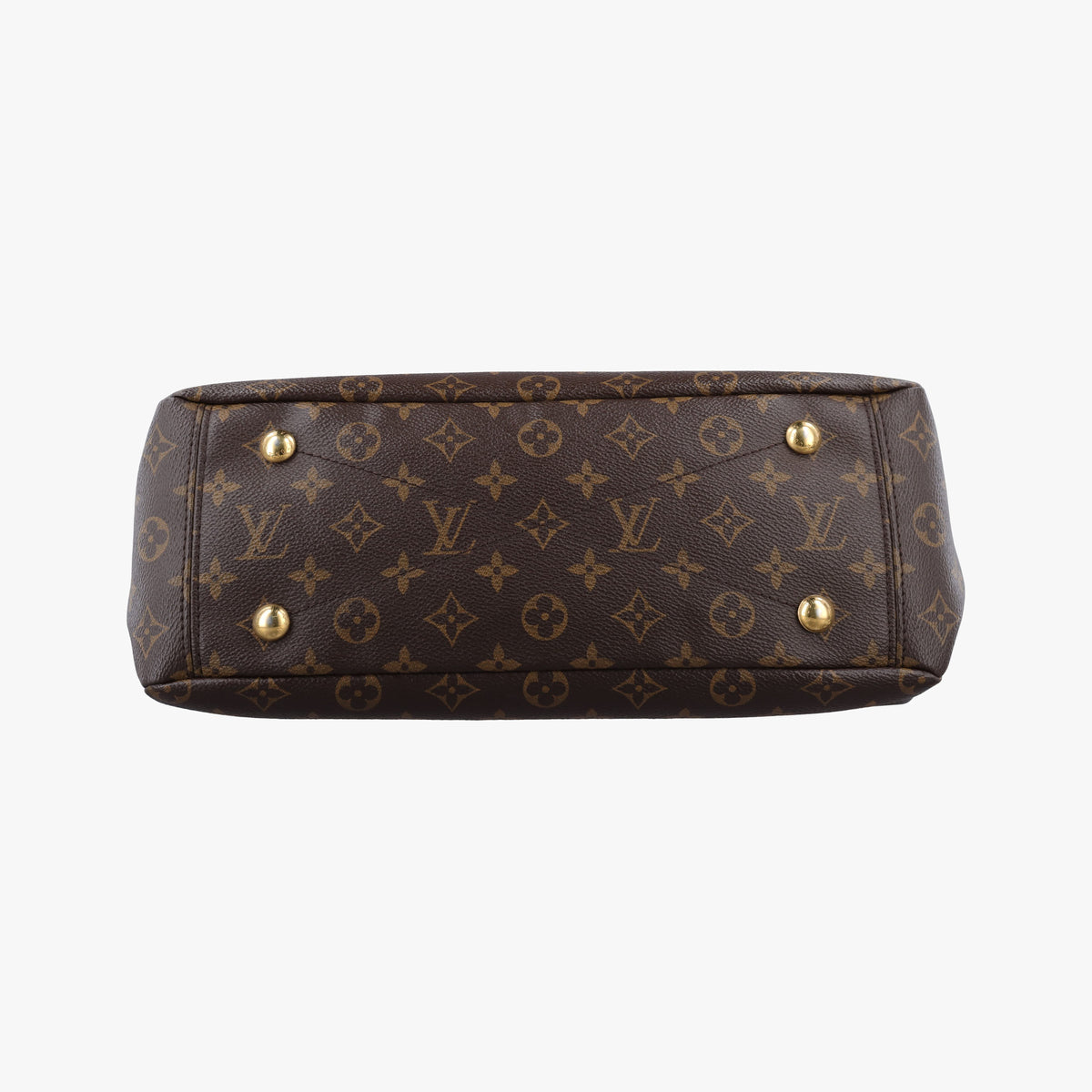 Secondhand Louis Vuitton PALLAS brown×Rose Monogram Canvas×calf leather M41147 shoulderbag | stylenewstar