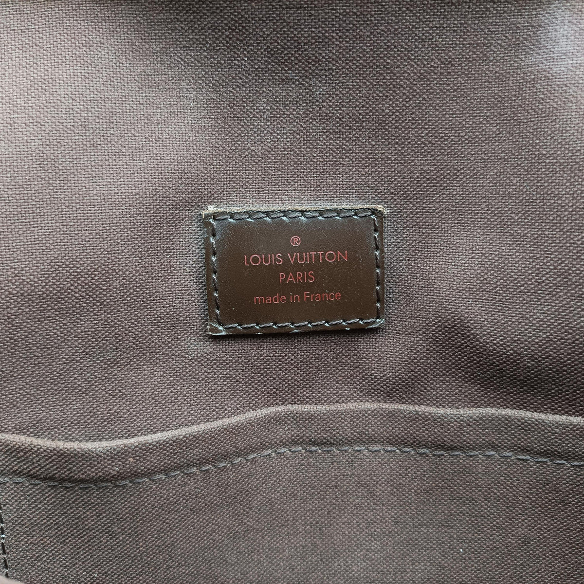 Secondhand Louis Vuitton BROOKLYN MM EBENE Damier Canvas N51211 shoulderbag | stylenewstar