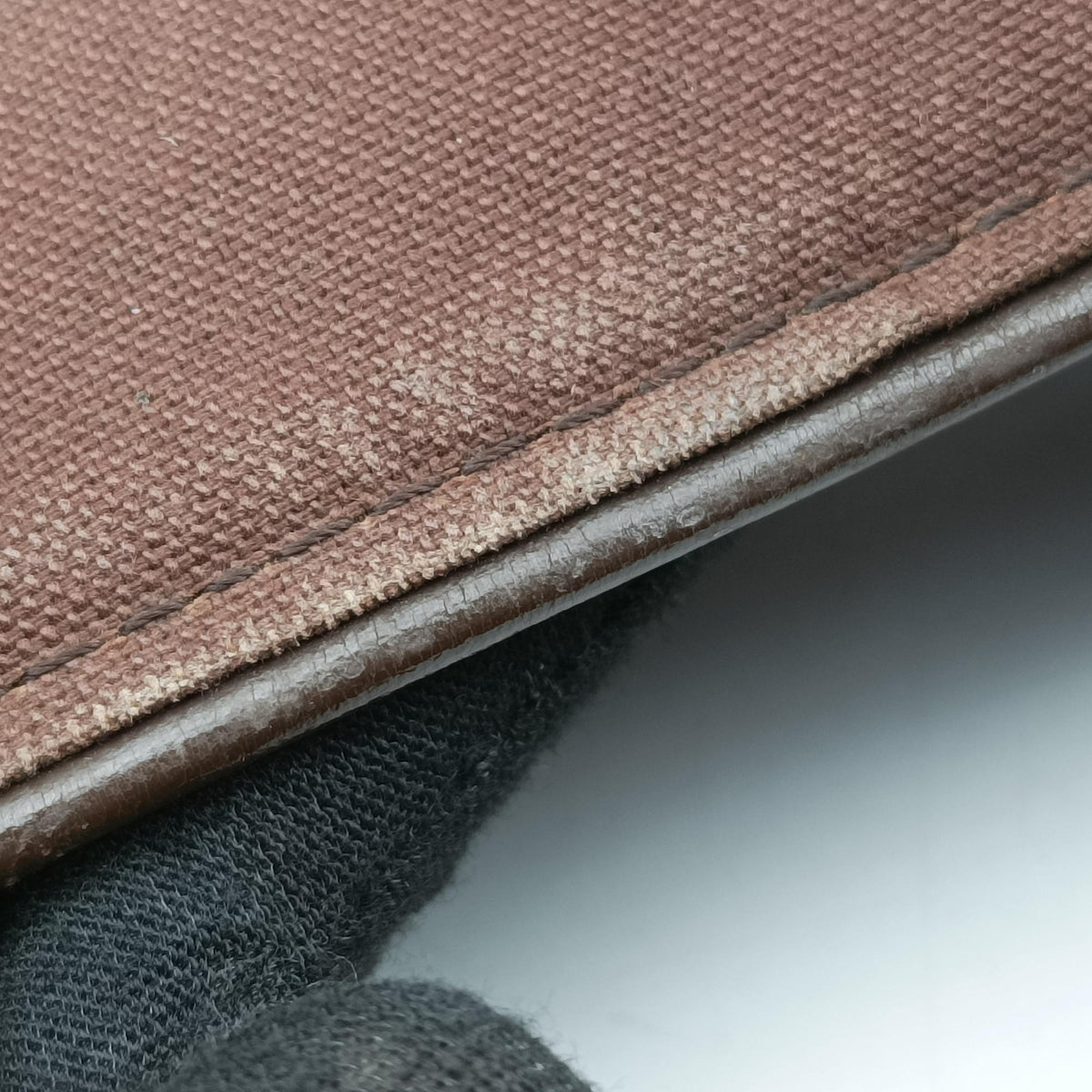 Secondhand Louis Vuitton BROOKLYN MM EBENE Damier Canvas N51211 shoulderbag | stylenewstar