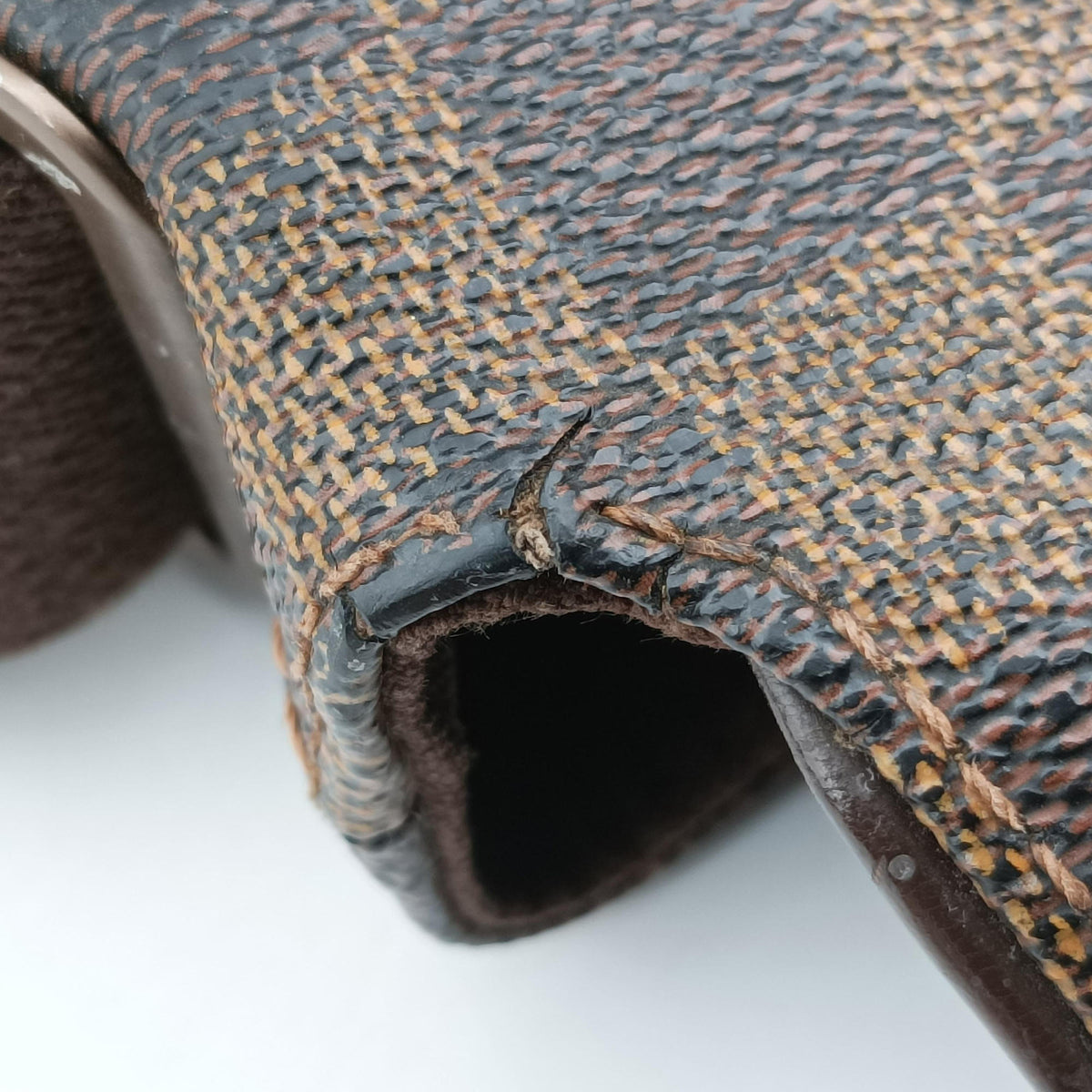 Secondhand Louis Vuitton BROOKLYN MM EBENE Damier Canvas N51211 shoulderbag | stylenewstar