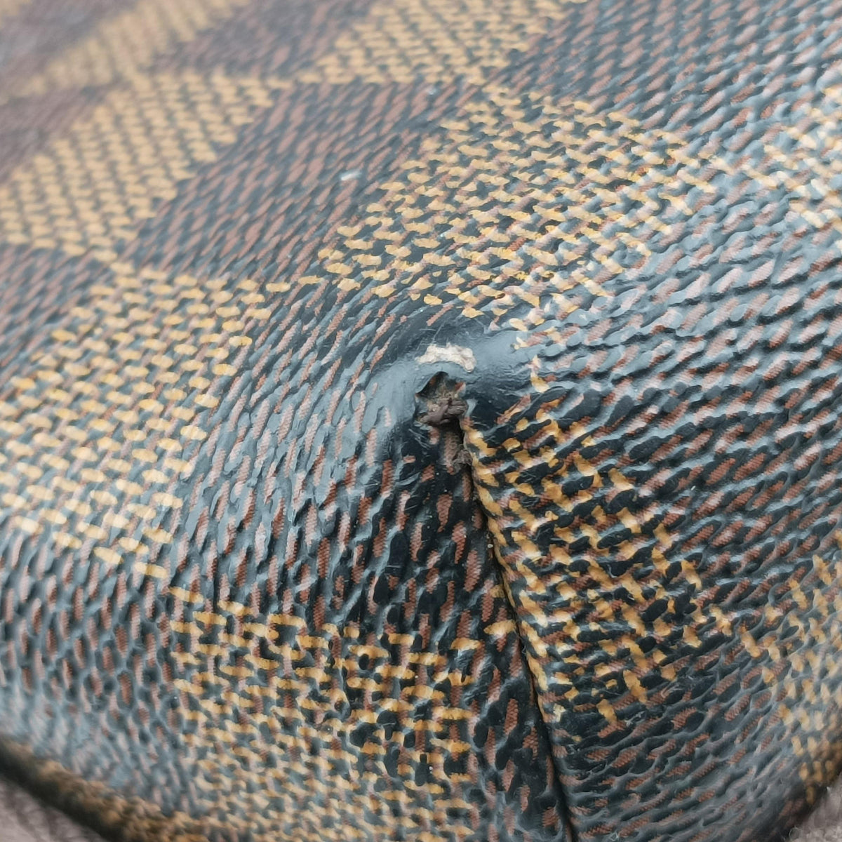 Secondhand Louis Vuitton BROOKLYN MM EBENE Damier Canvas N51211 shoulderbag | stylenewstar