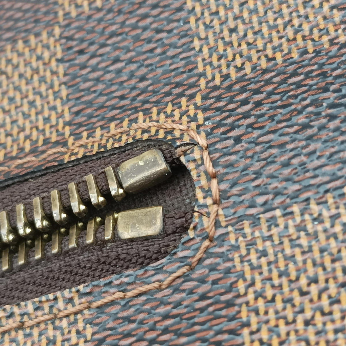 Secondhand Louis Vuitton BROOKLYN MM EBENE Damier Canvas N51211 shoulderbag | stylenewstar