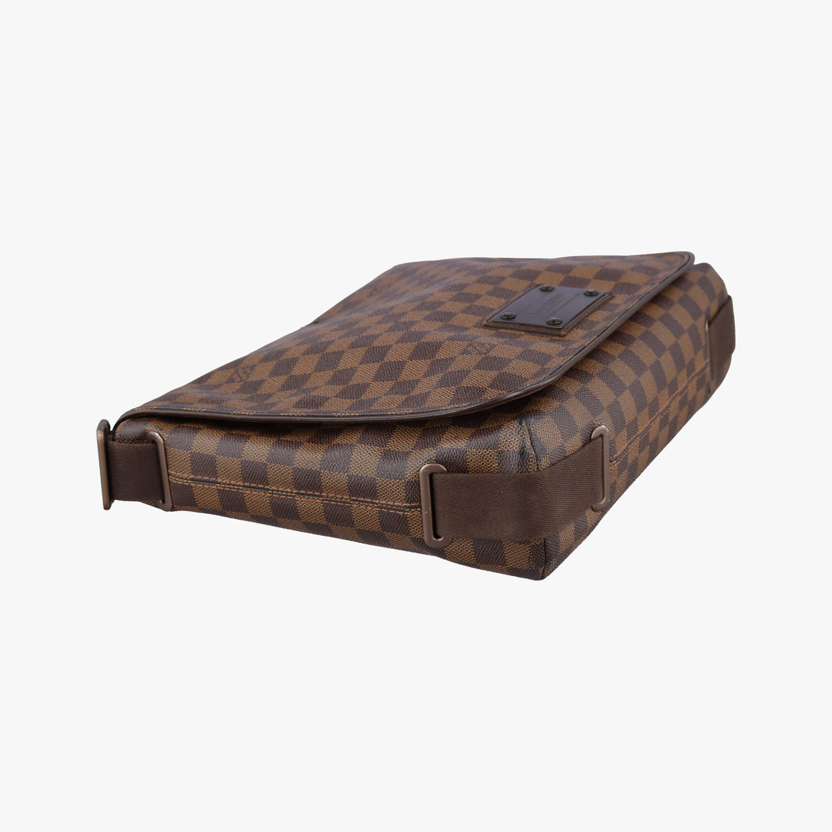 Secondhand Louis Vuitton BROOKLYN MM EBENE Damier Canvas N51211 shoulderbag | stylenewstar