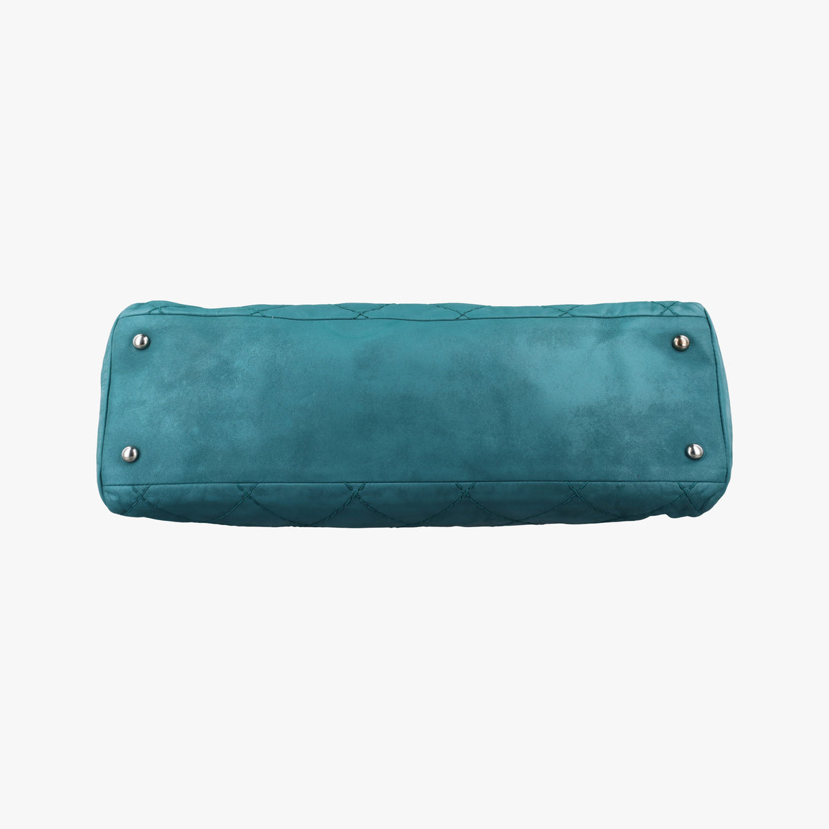 Pre-owned Chanel CC Soft Hobo Matelasse Blue Leather  handbag | stylenewstar