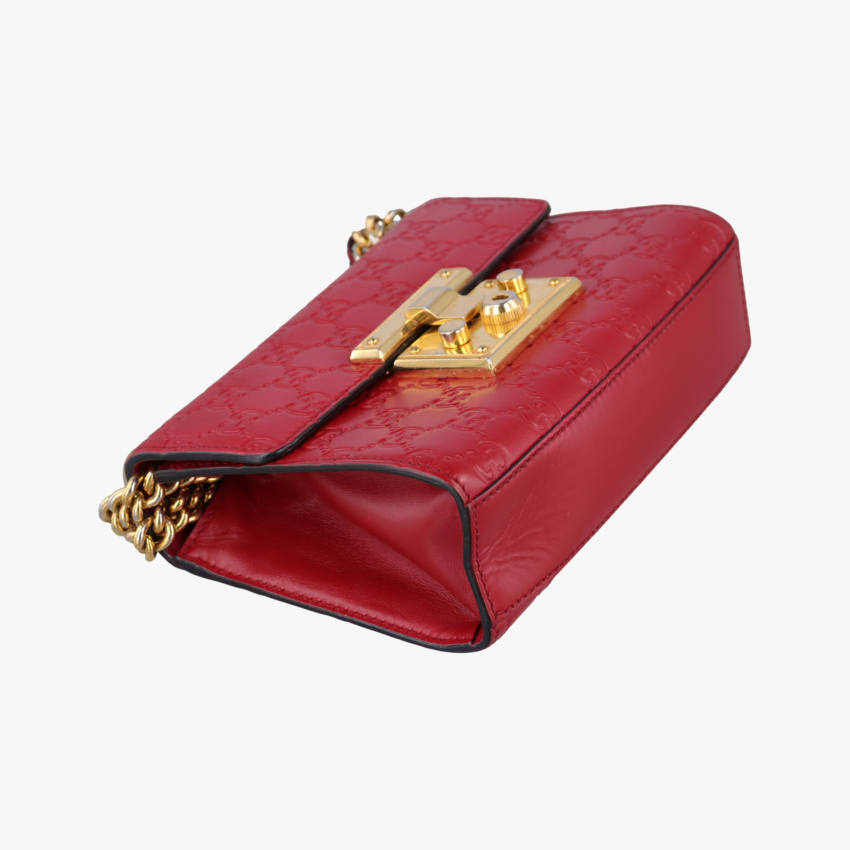 Vintage Gucci Padlock Red Leather 409487 shoulderbag | stylenewstar