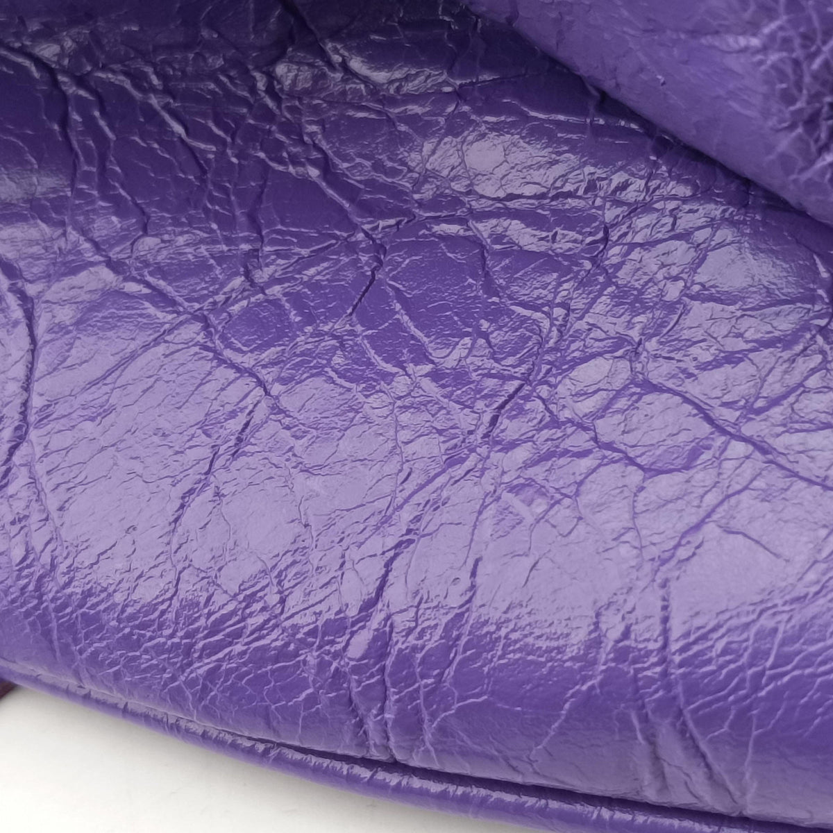 Pre-owned Balenciaga Le Cagole Purple cloth  shoulderbag | stylenewstar