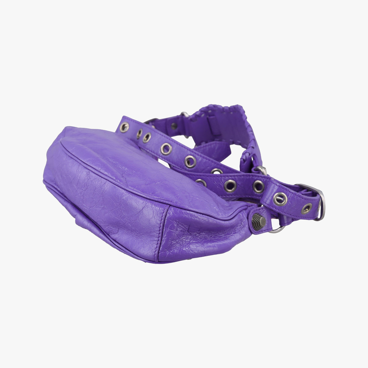 Pre-owned Balenciaga Le Cagole Purple cloth  shoulderbag | stylenewstar