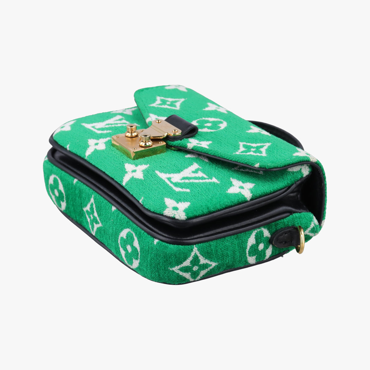 Secondhand Louis Vuitton Monogram Micro Metis Green x Black x White Velvet M81494 shoulderbag | stylenewstar