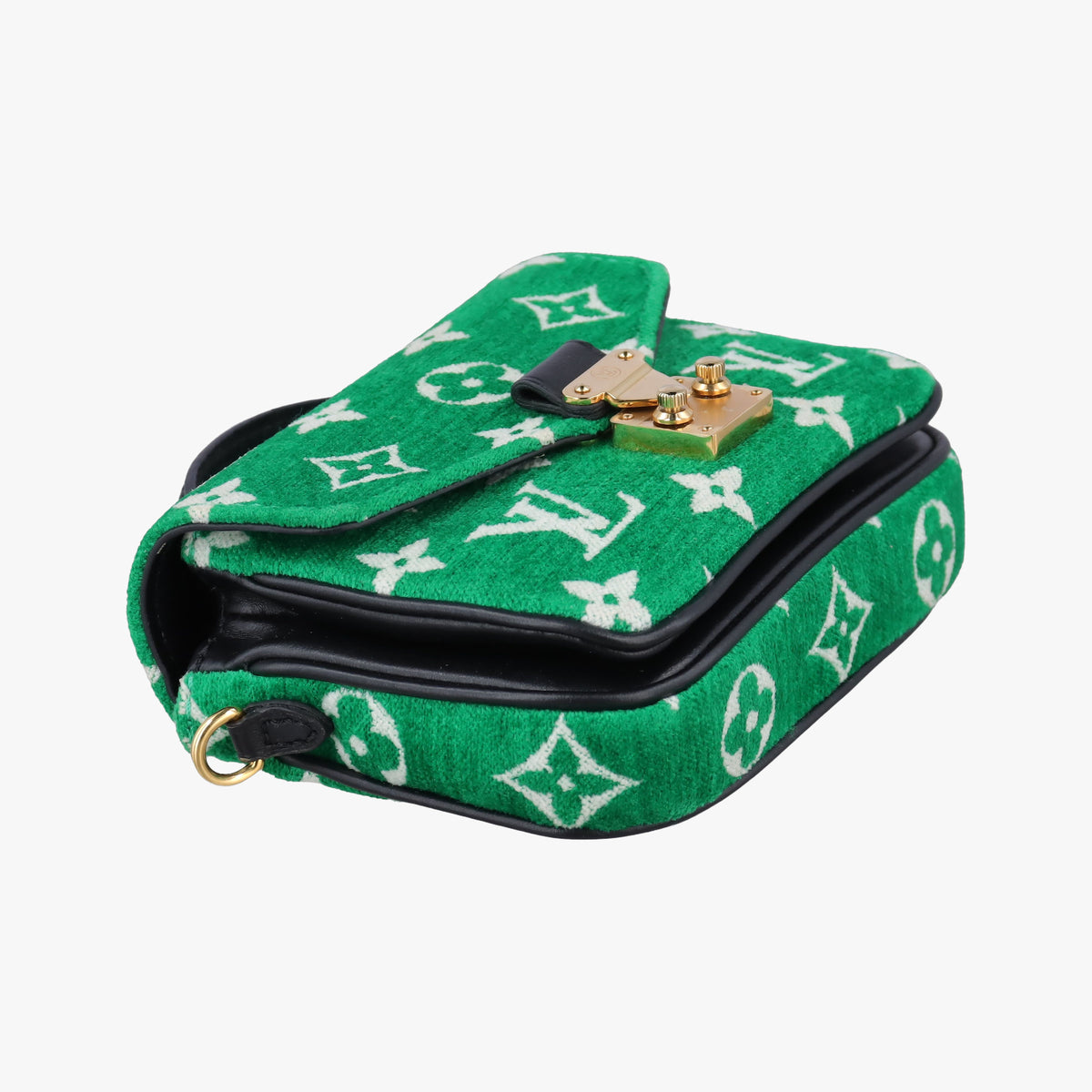 Secondhand Louis Vuitton Monogram Micro Metis Green x Black x White Velvet M81494 shoulderbag | stylenewstar