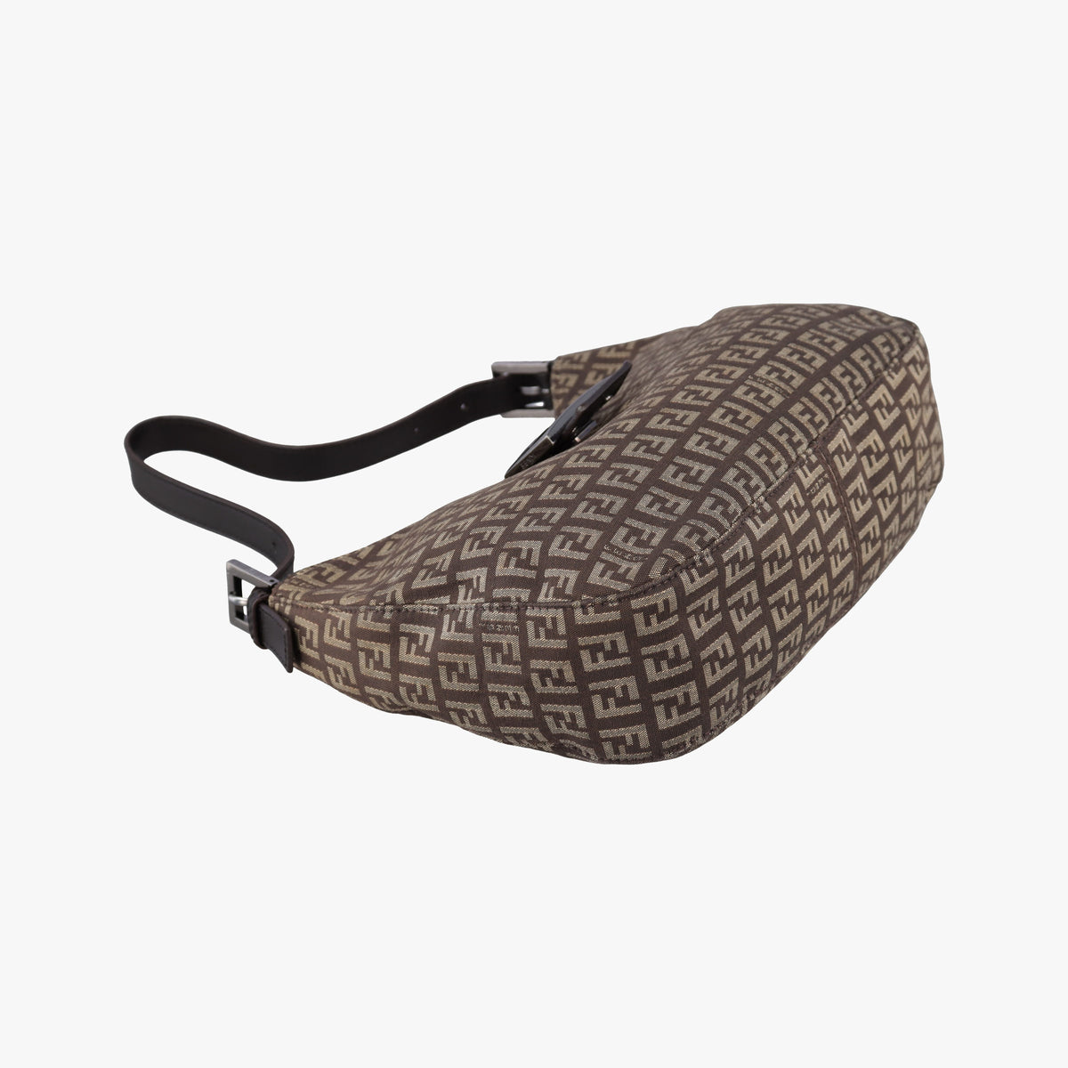 Secondhand Fendi Zucchino Brown Canvas 8BR036 shoulderbag | stylenewstar