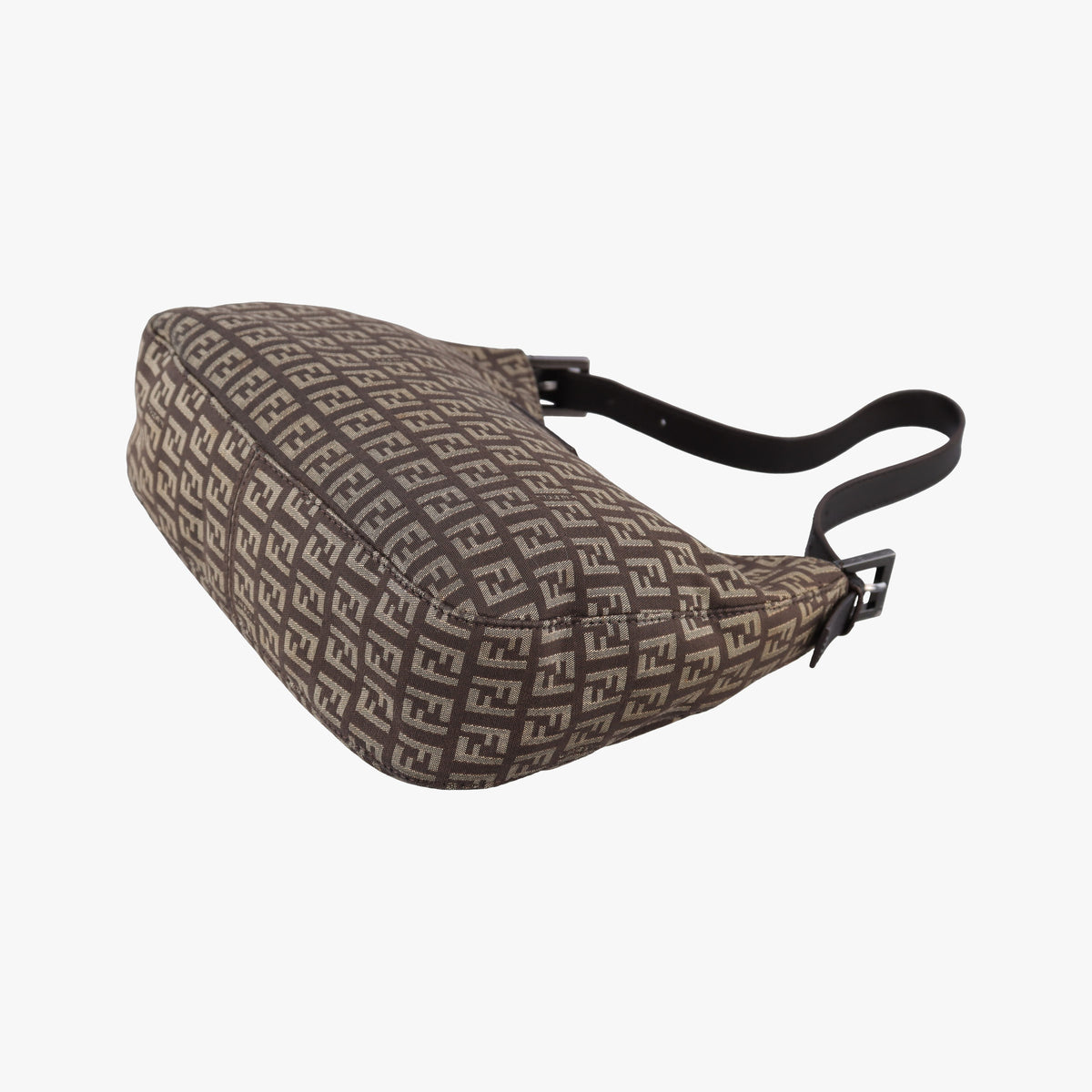 Secondhand Fendi Zucchino Brown Canvas 8BR036 shoulderbag | stylenewstar