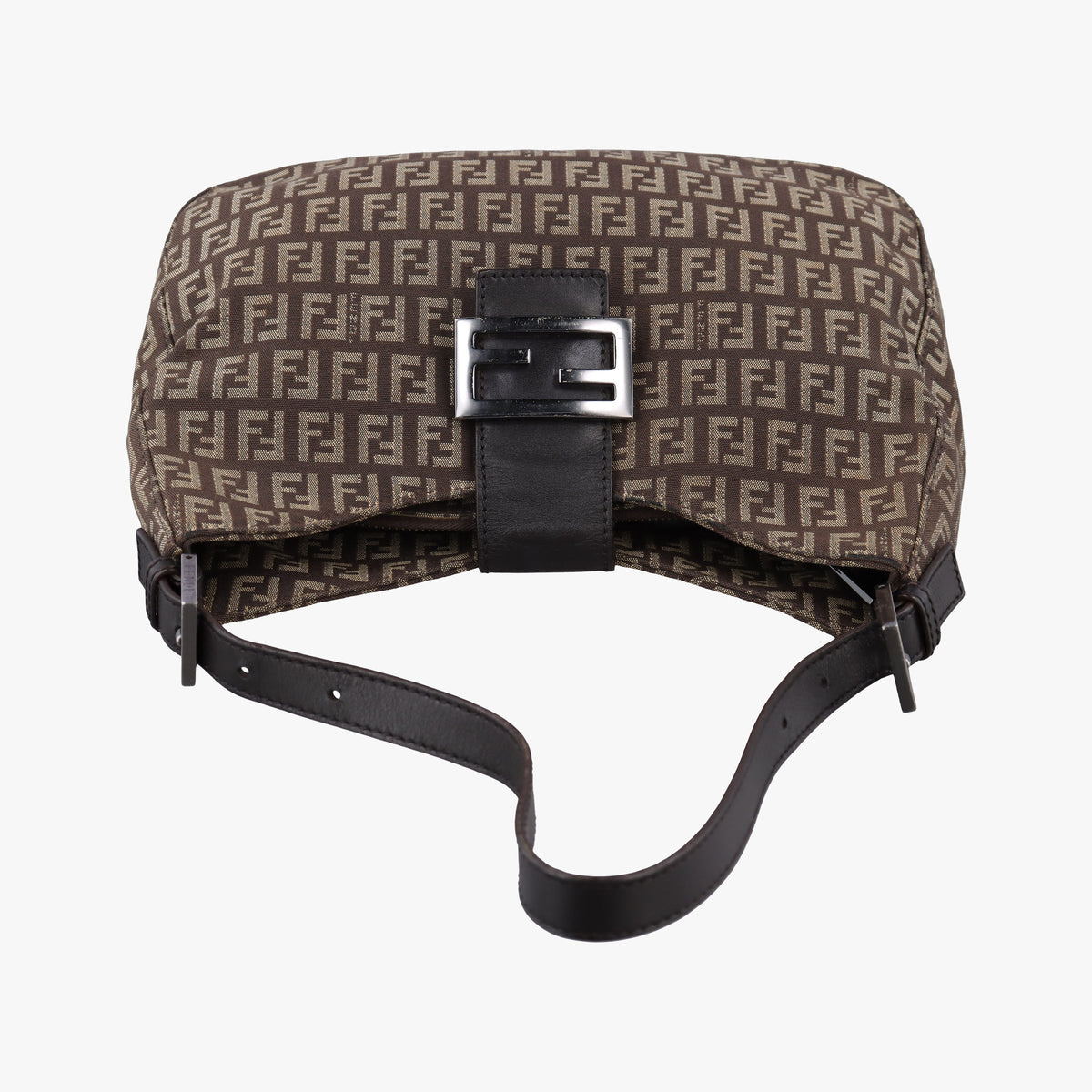Secondhand Fendi Zucchino Brown Canvas 8BR036 shoulderbag | stylenewstar