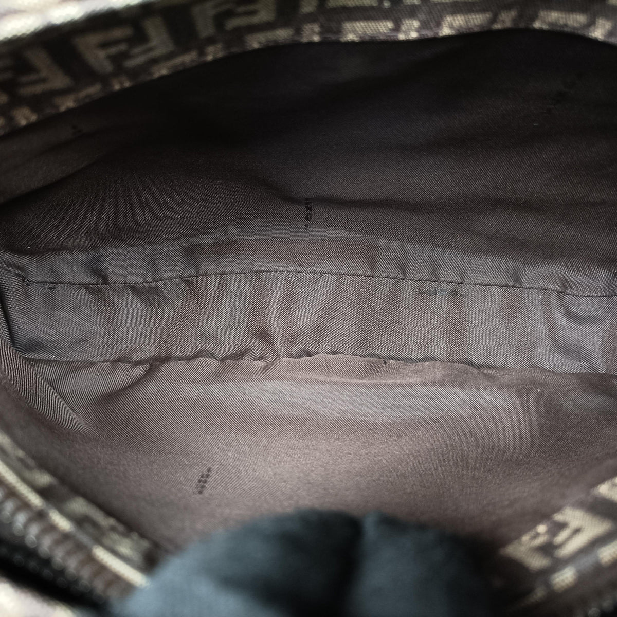 Secondhand Fendi Zucchino Brown Canvas 8BR036 shoulderbag | stylenewstar