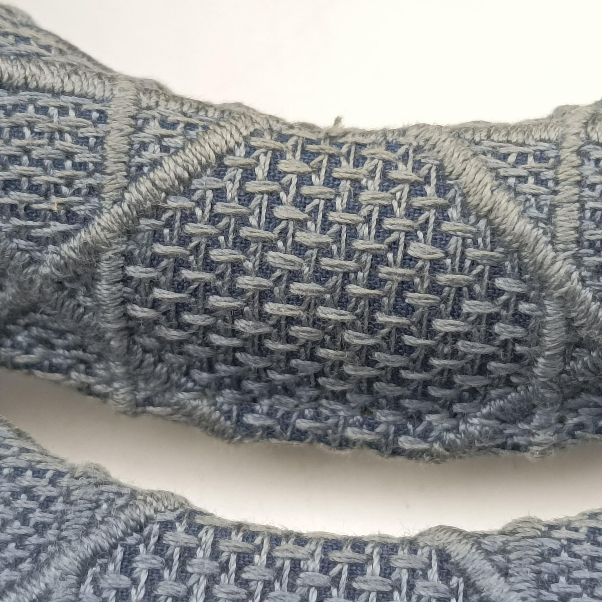 Secondhand Christian Dior Lady Dior D-lite Blue Jacquard  shoulderbag | stylenewstar