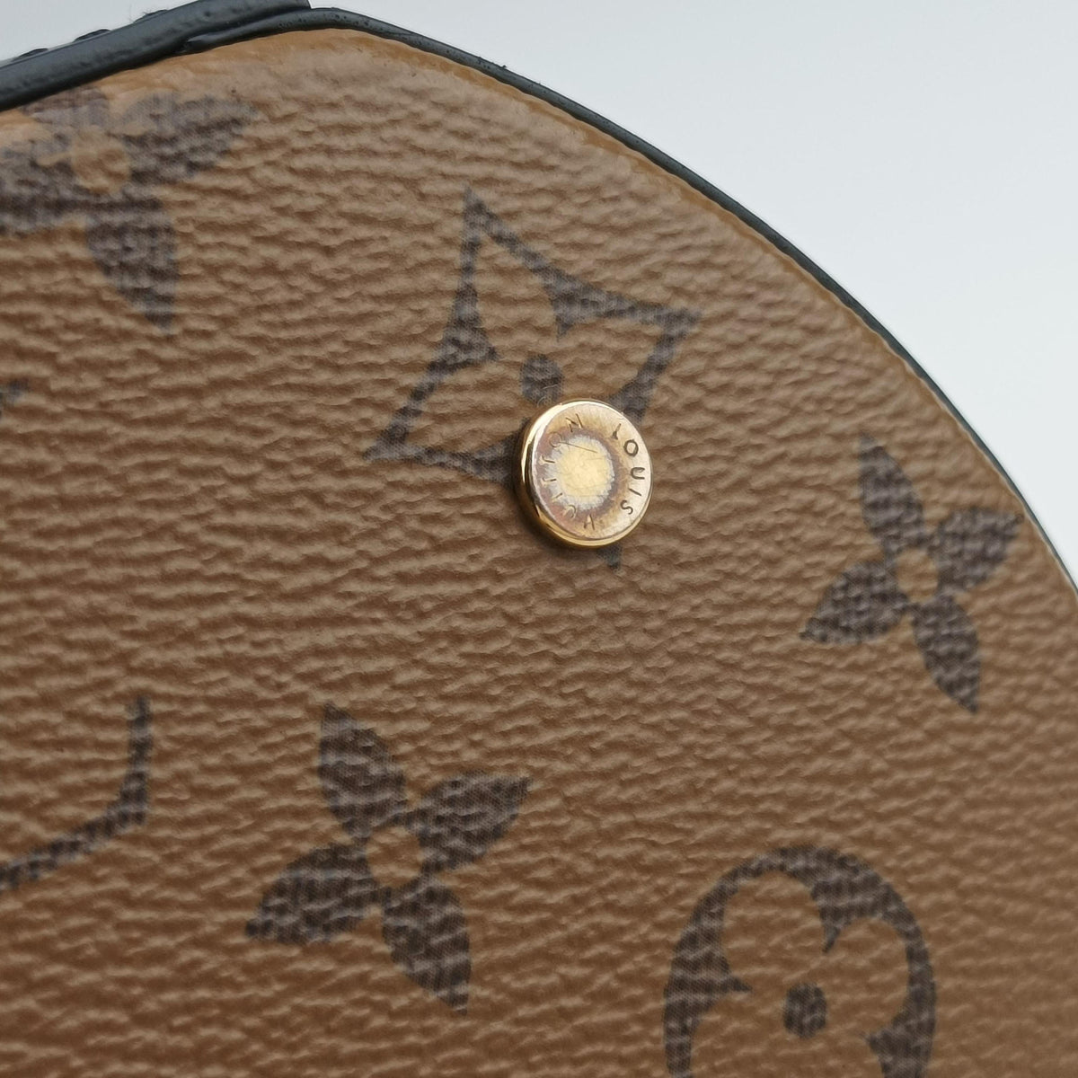 Secondhand Louis Vuitton Cannes Brown × Black Monogram Reverse Giant M43986 shoulderbag | stylenewstar