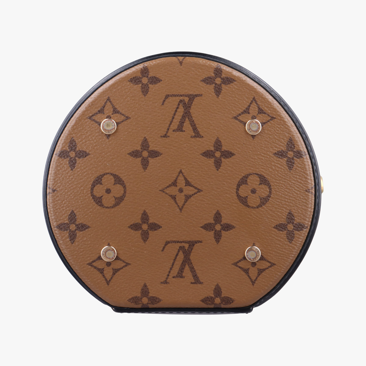 Secondhand Louis Vuitton Cannes Brown × Black Monogram Reverse Giant M43986 shoulderbag | stylenewstar