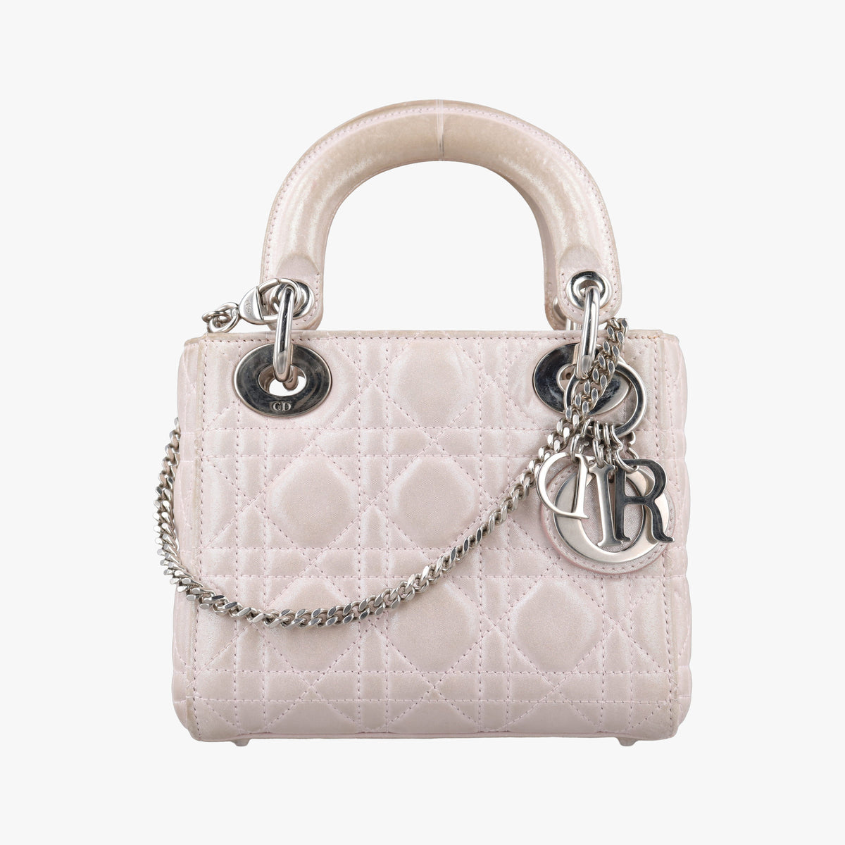 Pre-owned Christian Dior Lady Dior Pink Leather  shoulderbag | stylenewstar