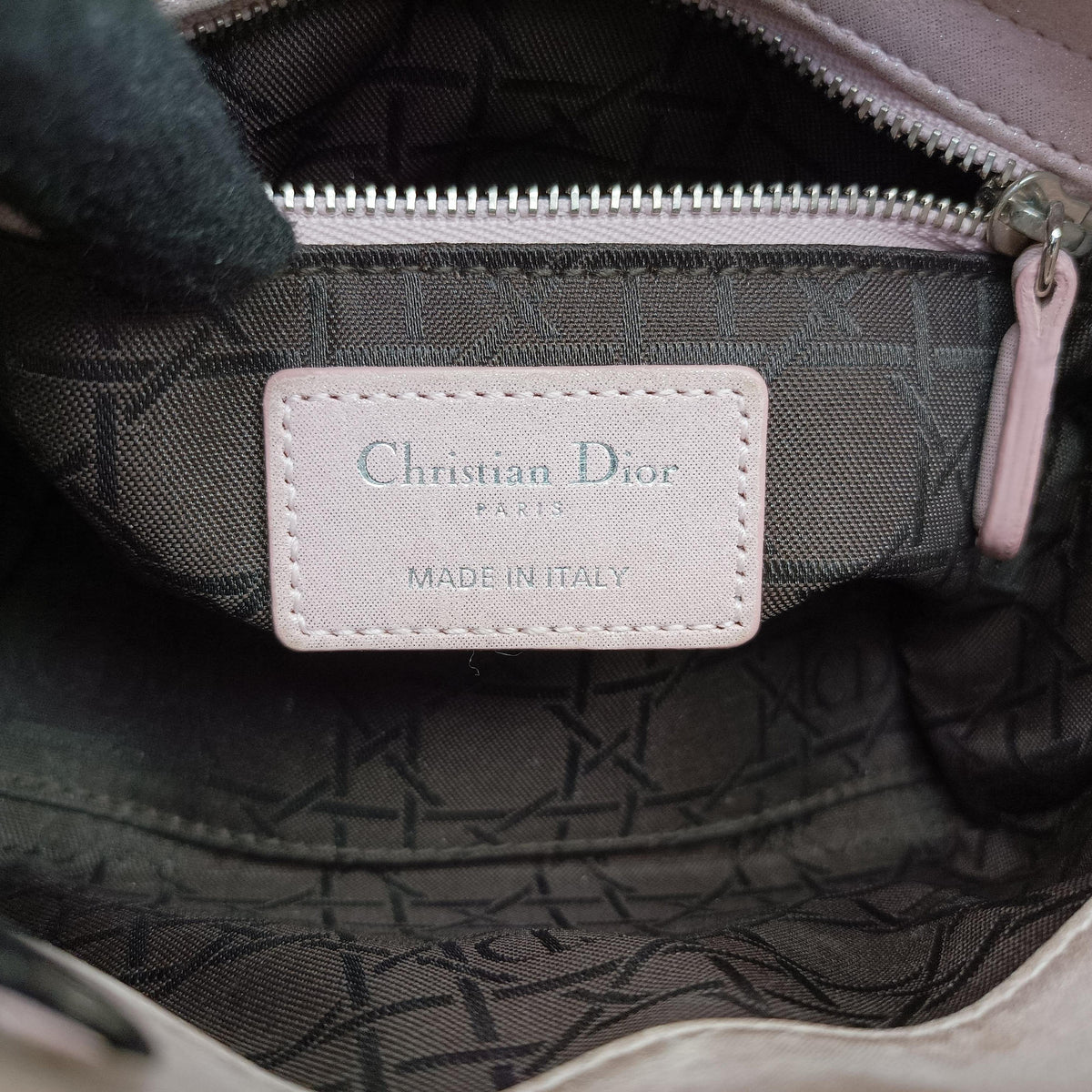 Pre-owned Christian Dior Lady Dior Pink Leather  shoulderbag | stylenewstar