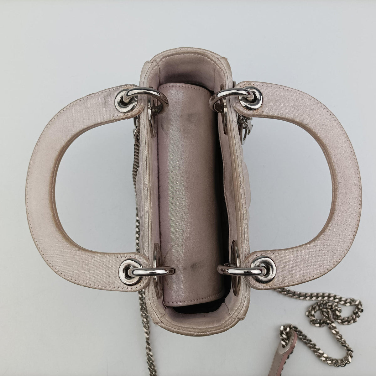 Pre-owned Christian Dior Lady Dior Pink Leather  shoulderbag | stylenewstar