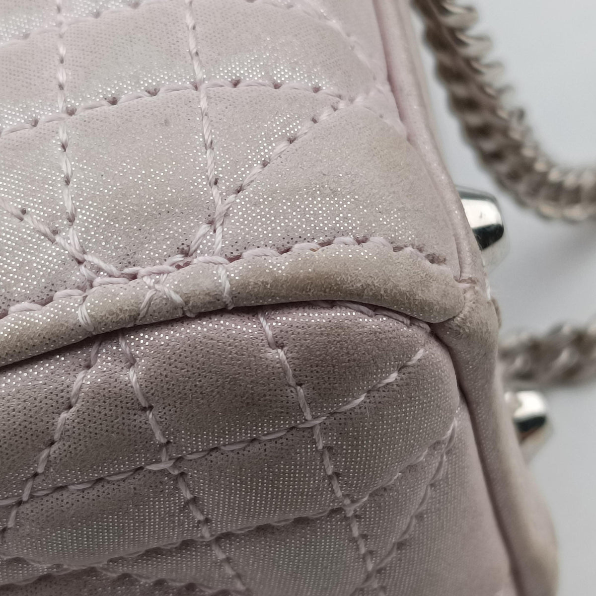 Pre-owned Christian Dior Lady Dior Pink Leather  shoulderbag | stylenewstar