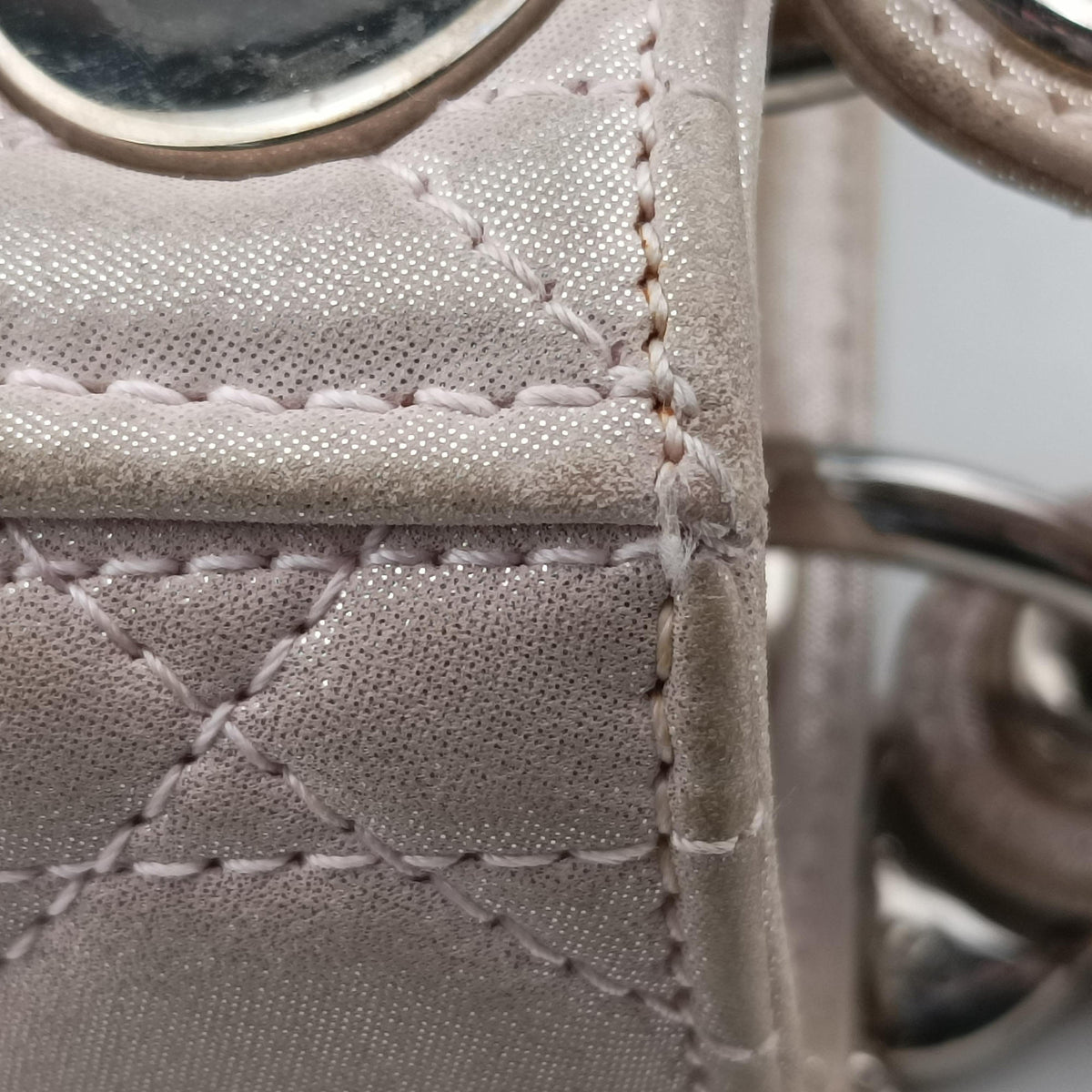 Pre-owned Christian Dior Lady Dior Pink Leather  shoulderbag | stylenewstar