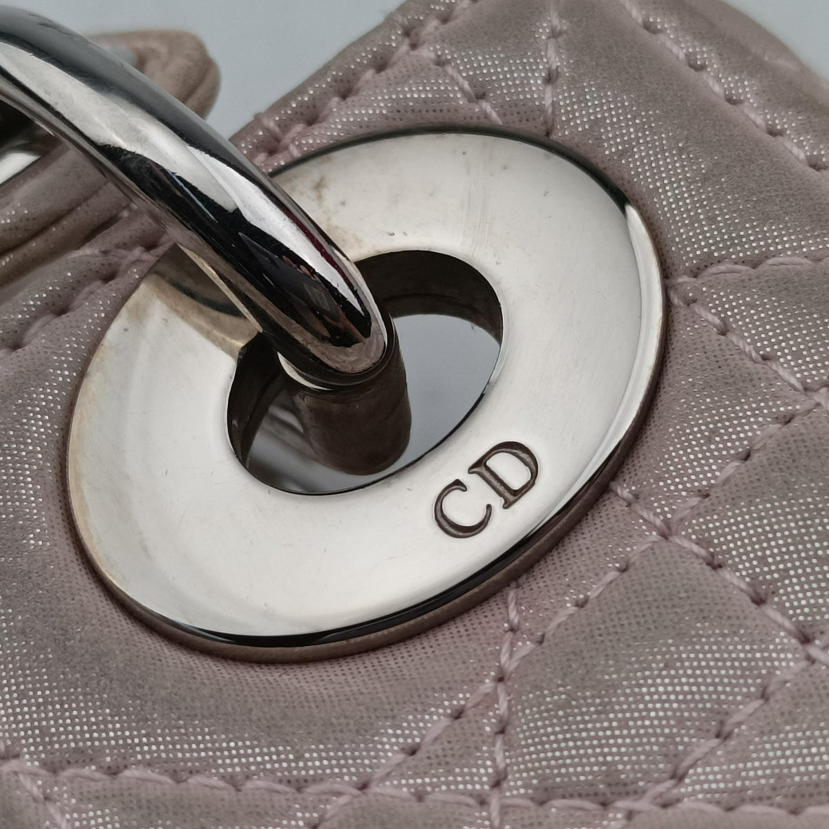 Pre-owned Christian Dior Lady Dior Pink Leather  shoulderbag | stylenewstar