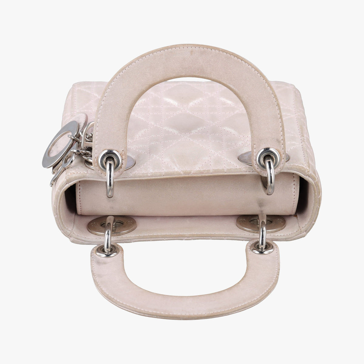 Pre-owned Christian Dior Lady Dior Pink Leather  shoulderbag | stylenewstar