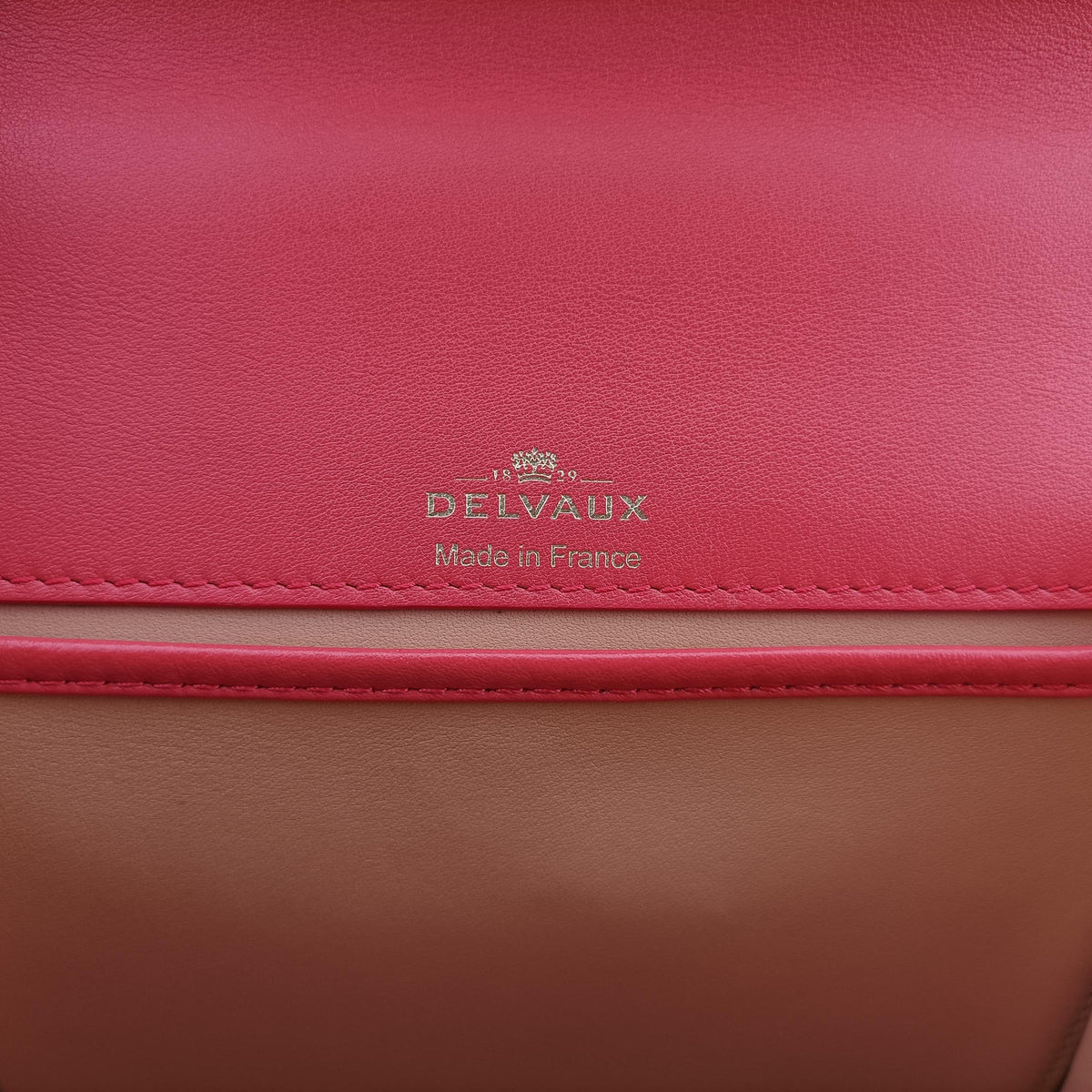Pre-owned Delvaux Tempete Orange leather  shoulderbag | stylenewstar