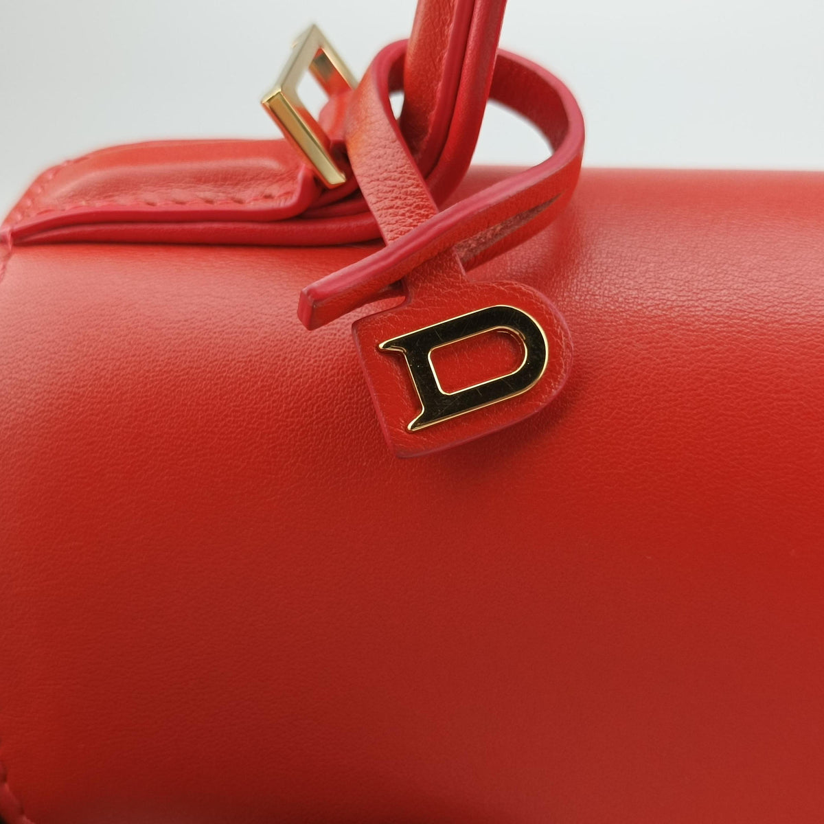 Pre-owned Delvaux Tempete Orange leather  shoulderbag | stylenewstar