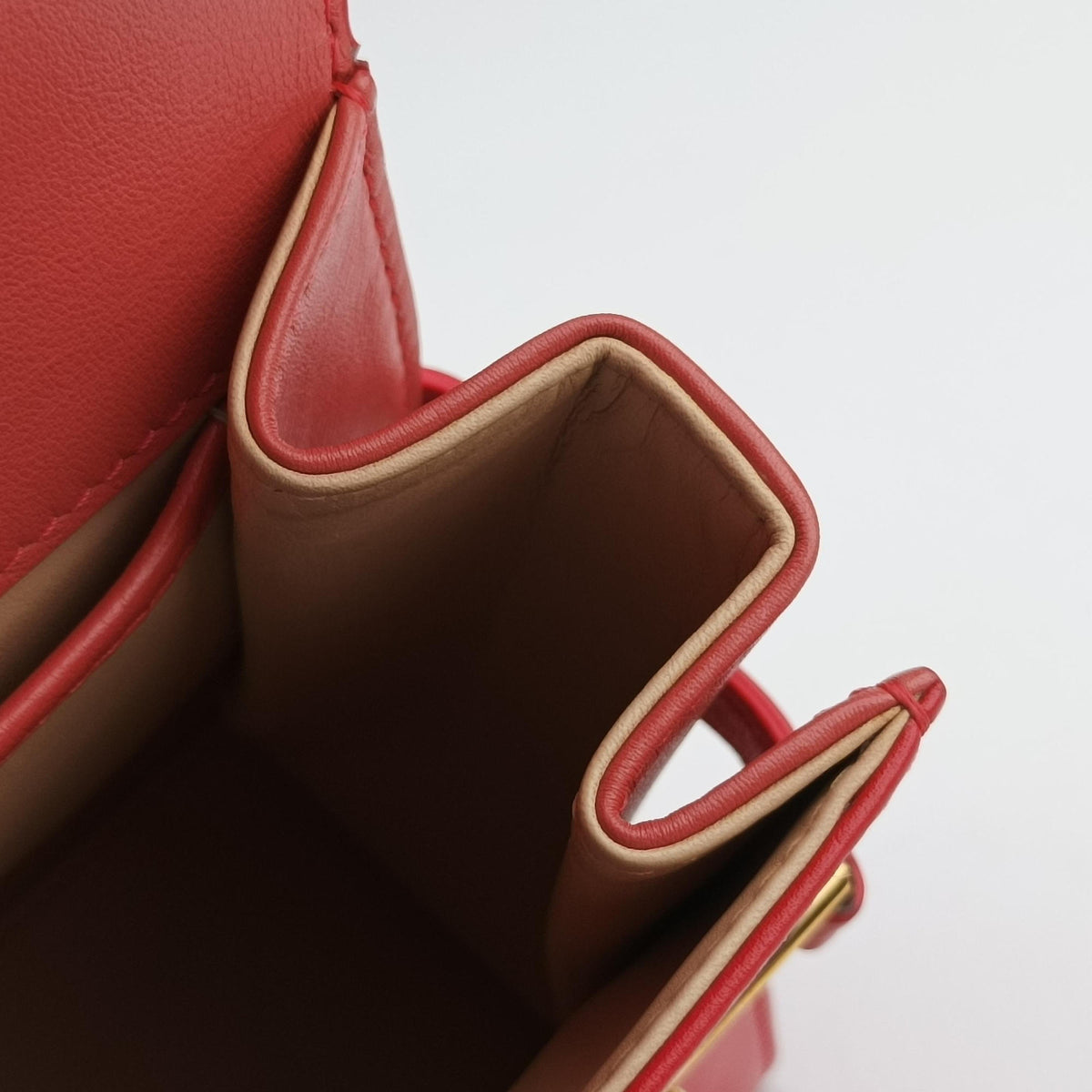 Pre-owned Delvaux Tempete Orange leather  shoulderbag | stylenewstar