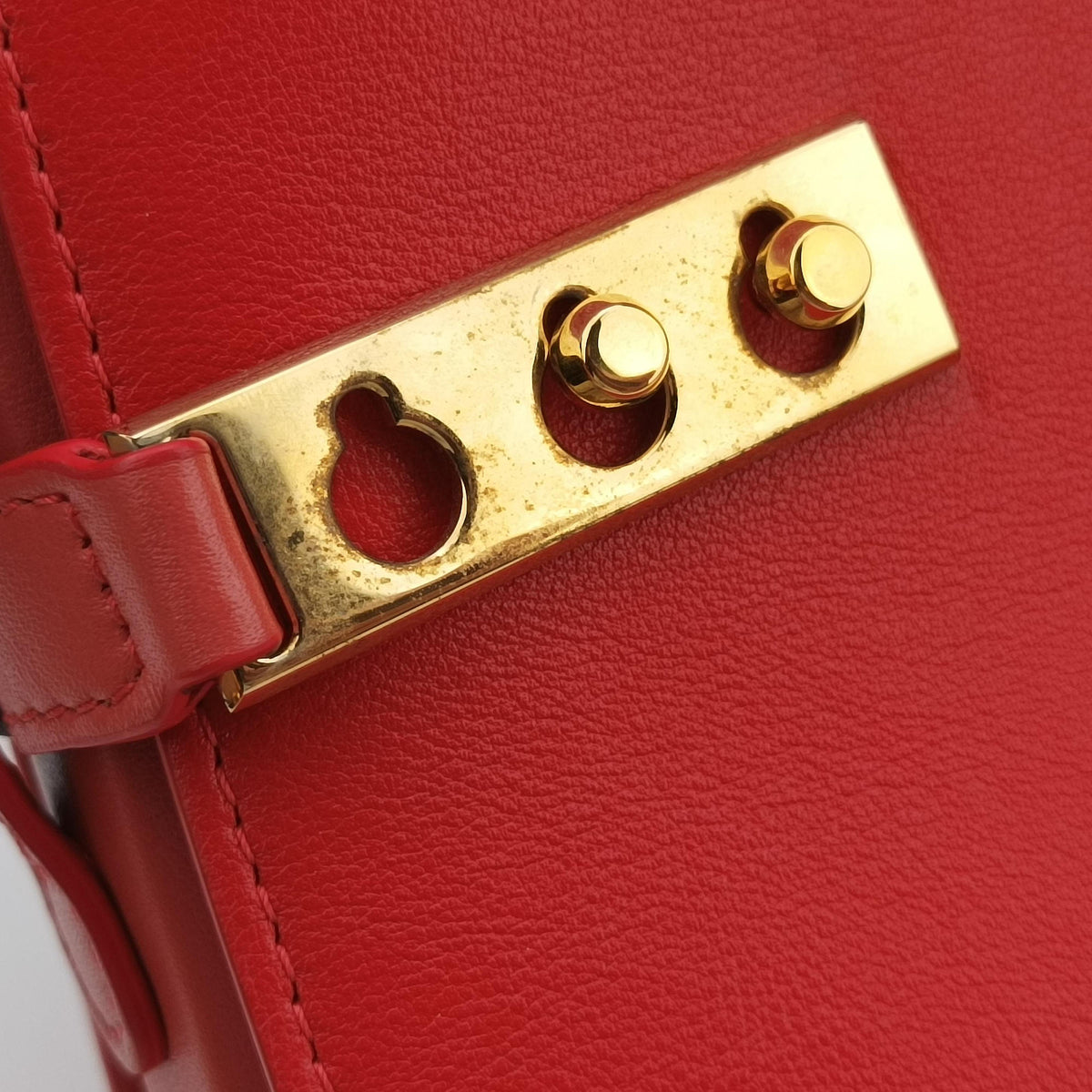Pre-owned Delvaux Tempete Orange leather  shoulderbag | stylenewstar