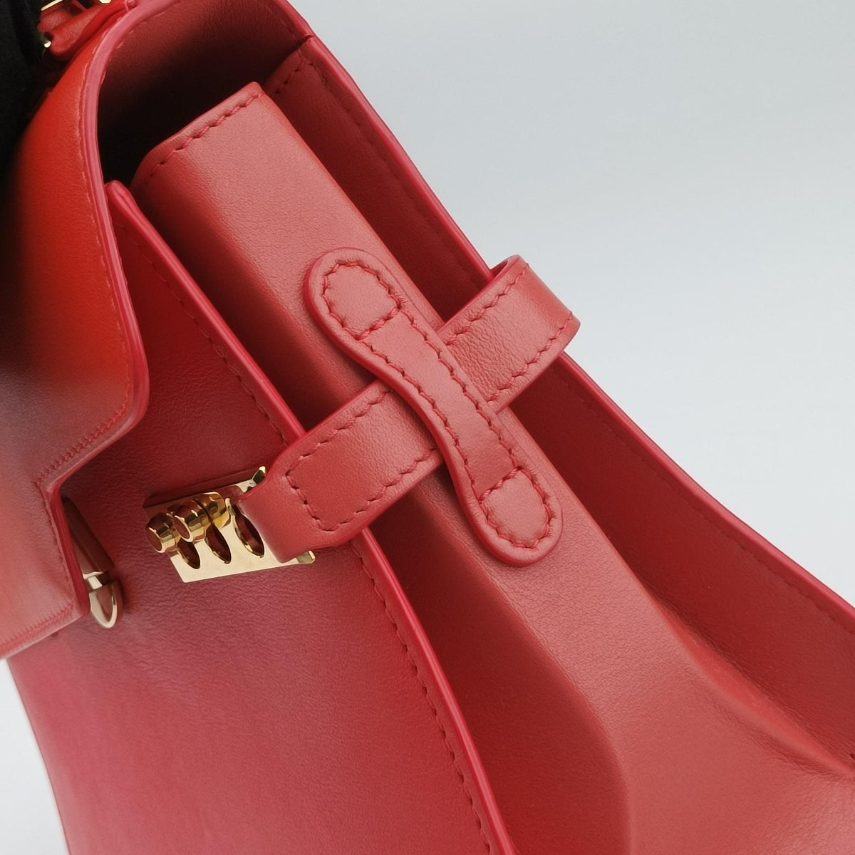 Pre-owned Delvaux Tempete Orange leather  shoulderbag | stylenewstar