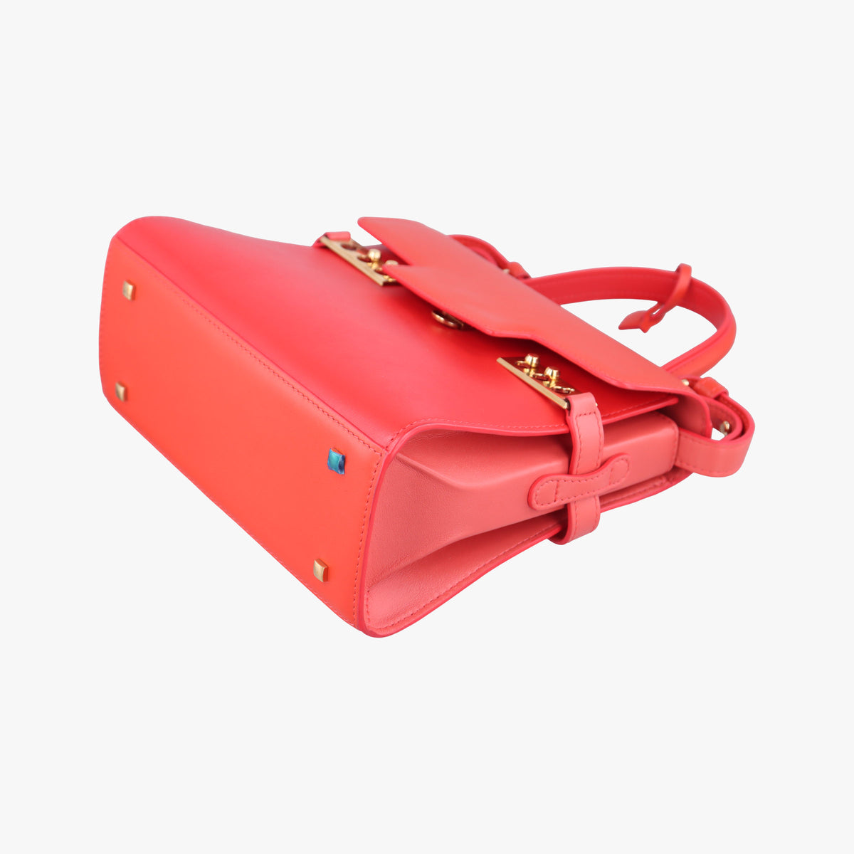 Pre-owned Delvaux Tempete Orange leather  shoulderbag | stylenewstar