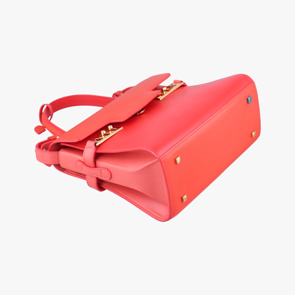 Pre-owned Delvaux Tempete Orange leather  shoulderbag | stylenewstar
