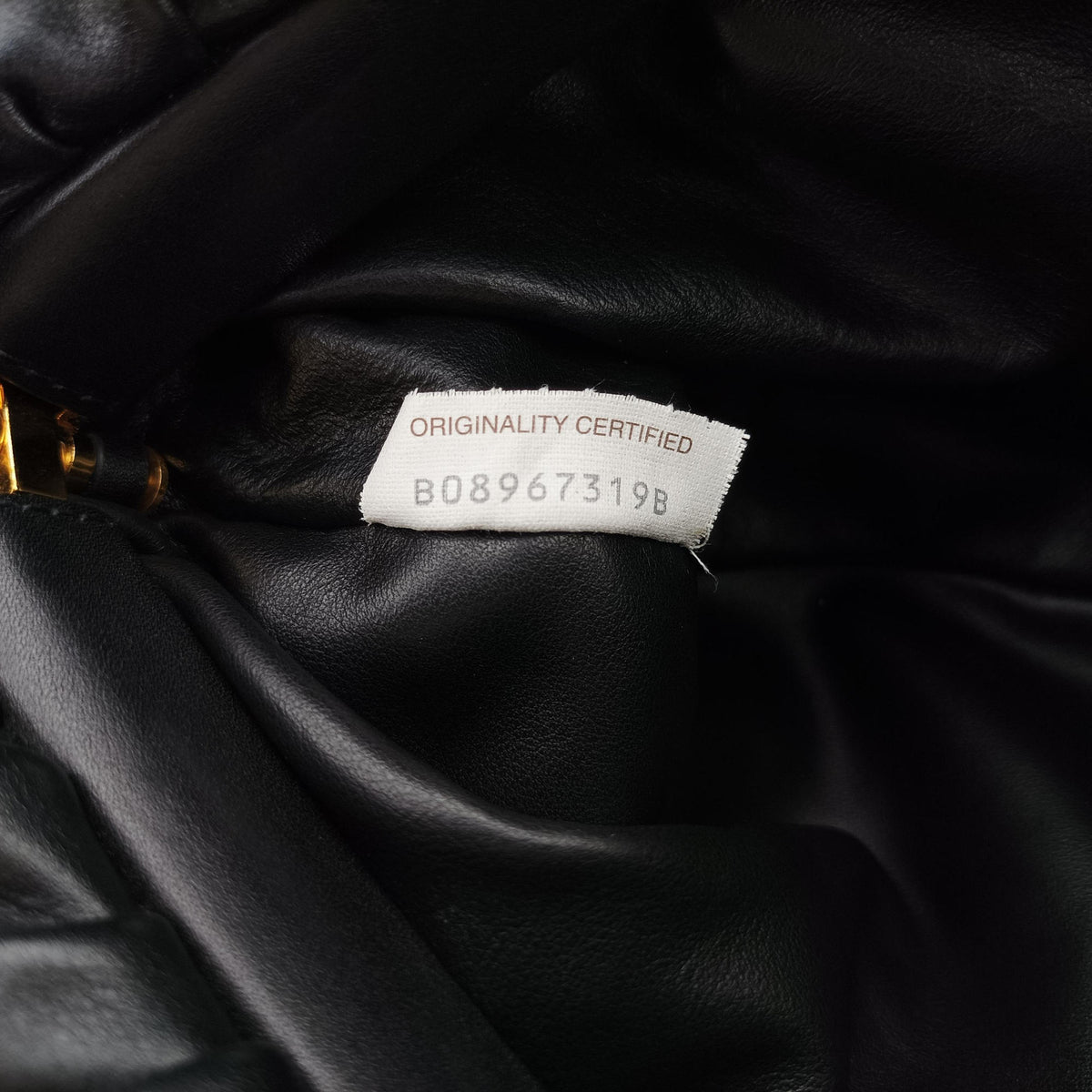 Vintage Bottega Veneta THE Chain Pouch Black lambskin  shoulderbag | stylenewstar