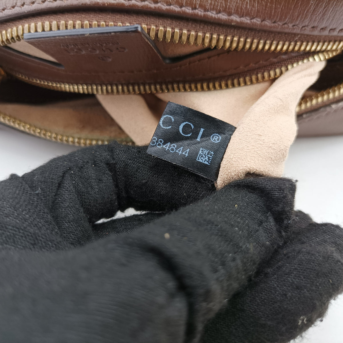 Pre-owned Gucci Horsebit 1955 beige×brown PVC coated canvas ×Leather 645454 shoulderbag | stylenewstar