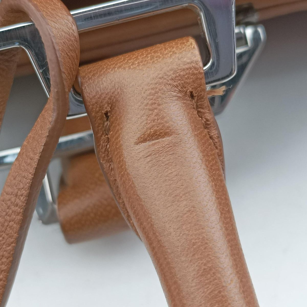 Pre-owned Miu Miu Madras Brown×Pink Leather  shoulderbag | stylenewstar
