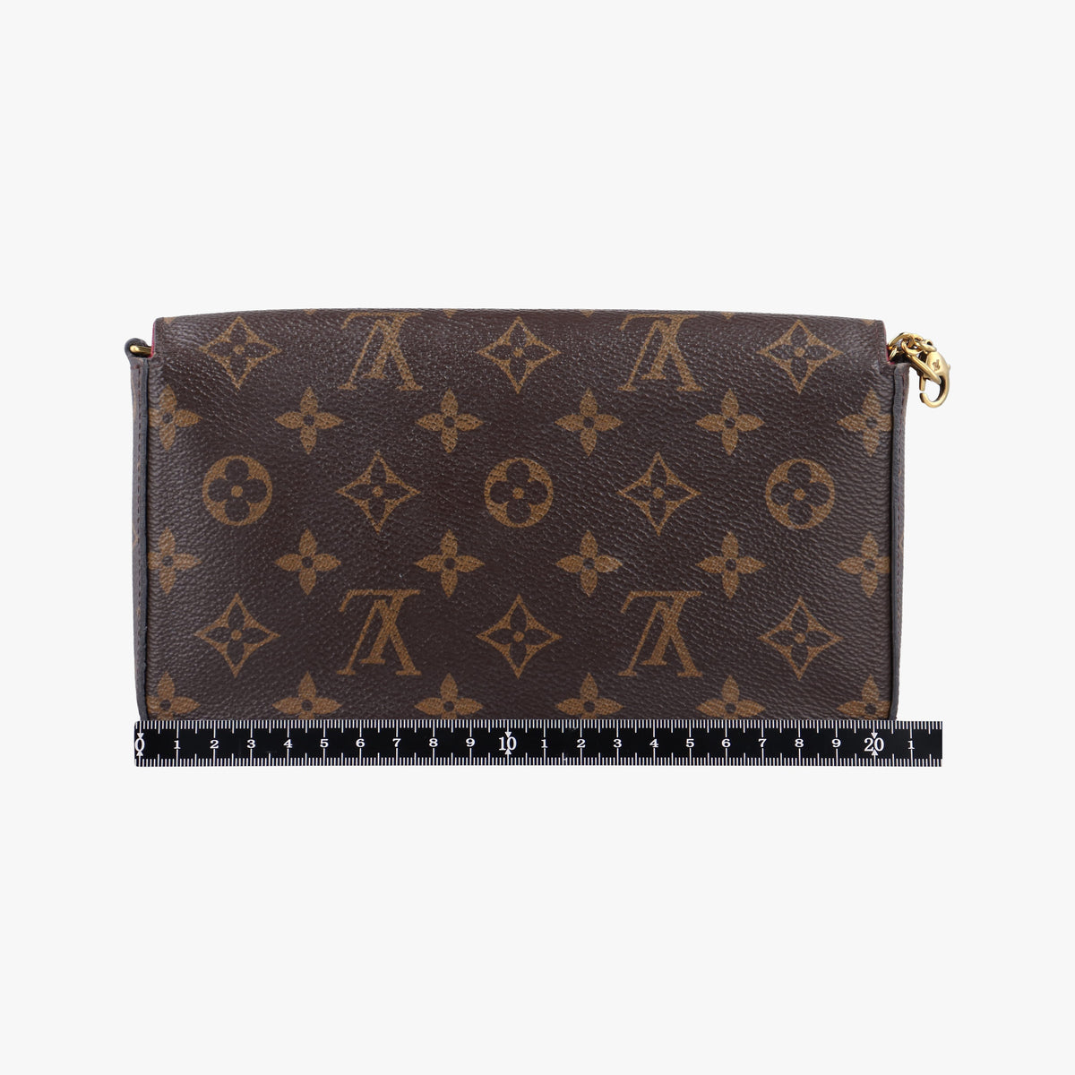 Pre-owned Louis Vuitton Pochette Felicie Brown Monogram canvas M61276 shoulderbag | stylenewstar