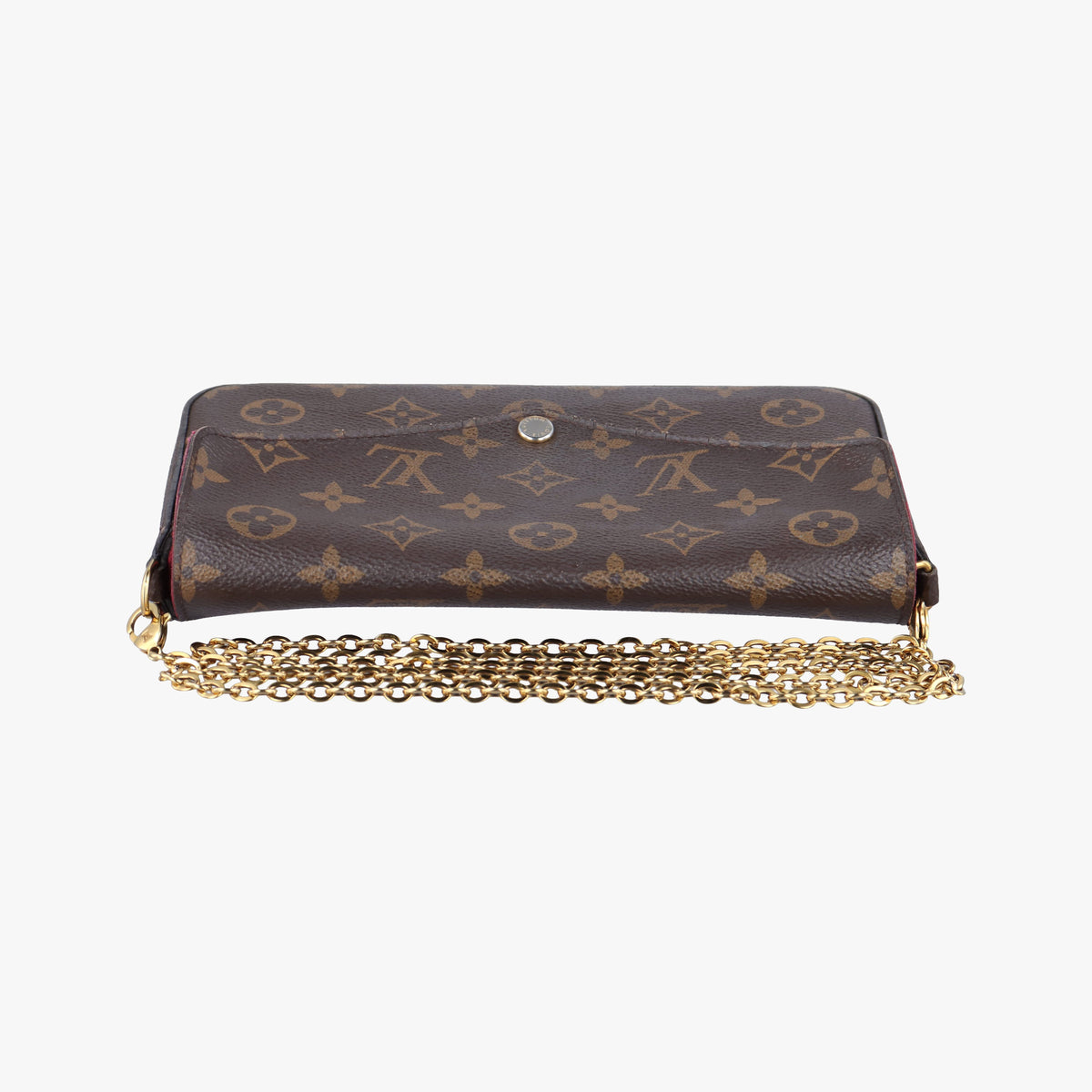 Pre-owned Louis Vuitton Pochette Felicie Brown Monogram canvas M61276 shoulderbag | stylenewstar