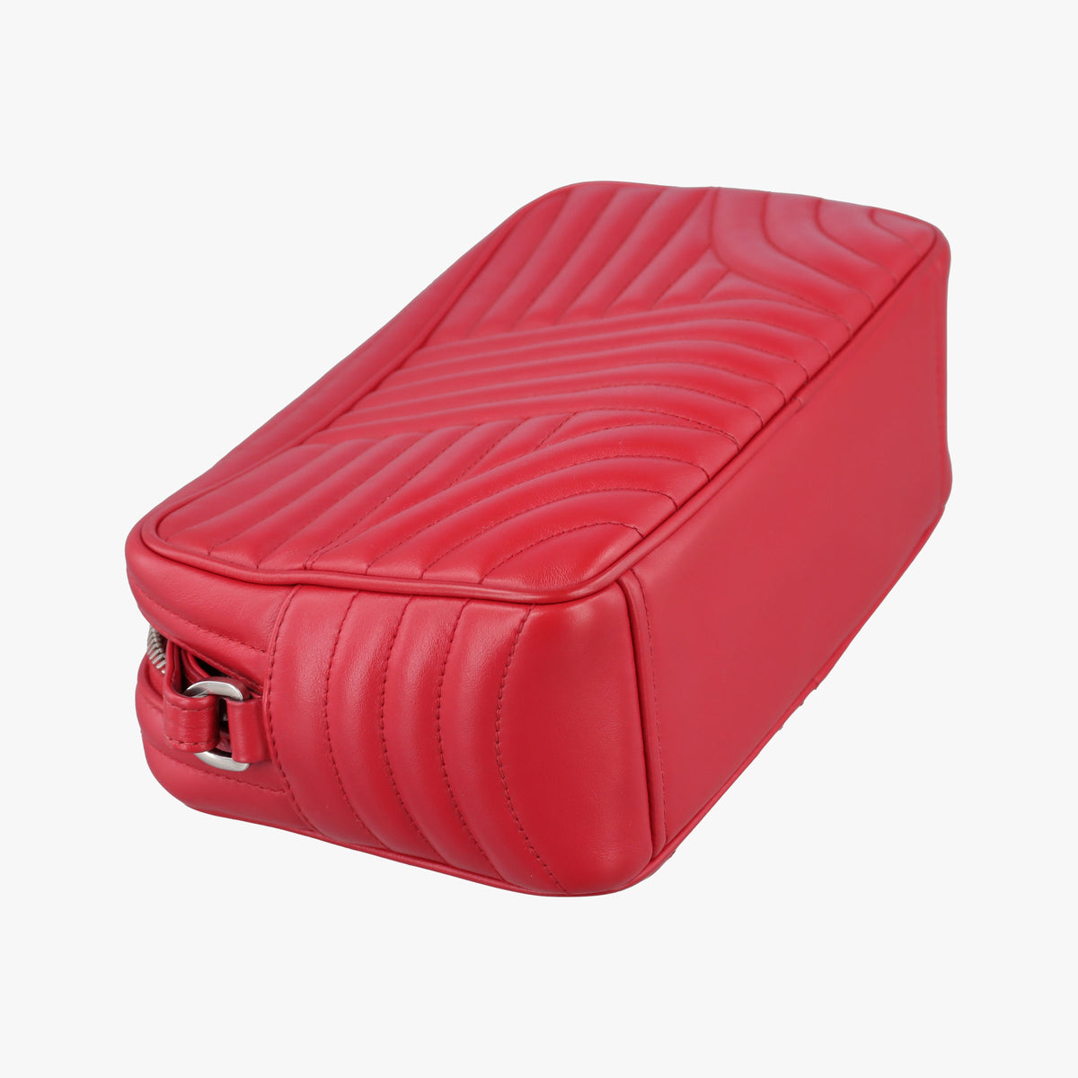 Pre-owned Prada Diagramme Red leather 1BH084 shoulderbag | stylenewstar
