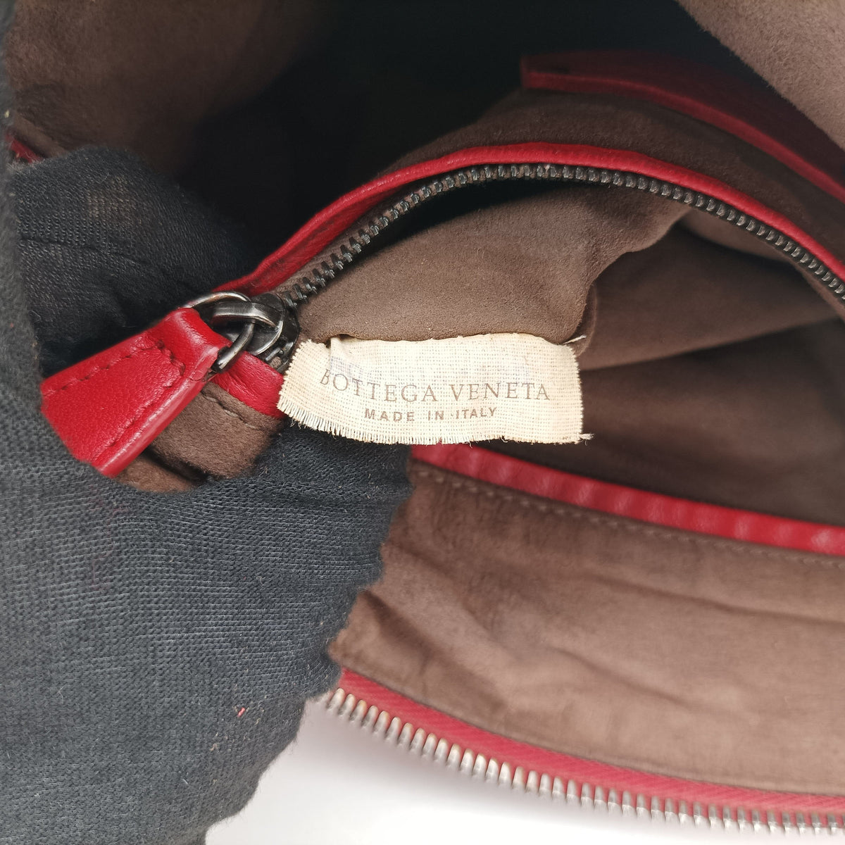 Pre-owned Bottega Veneta Nodini Intrecciato Rose Lambskin  shoulderbag | stylenewstar